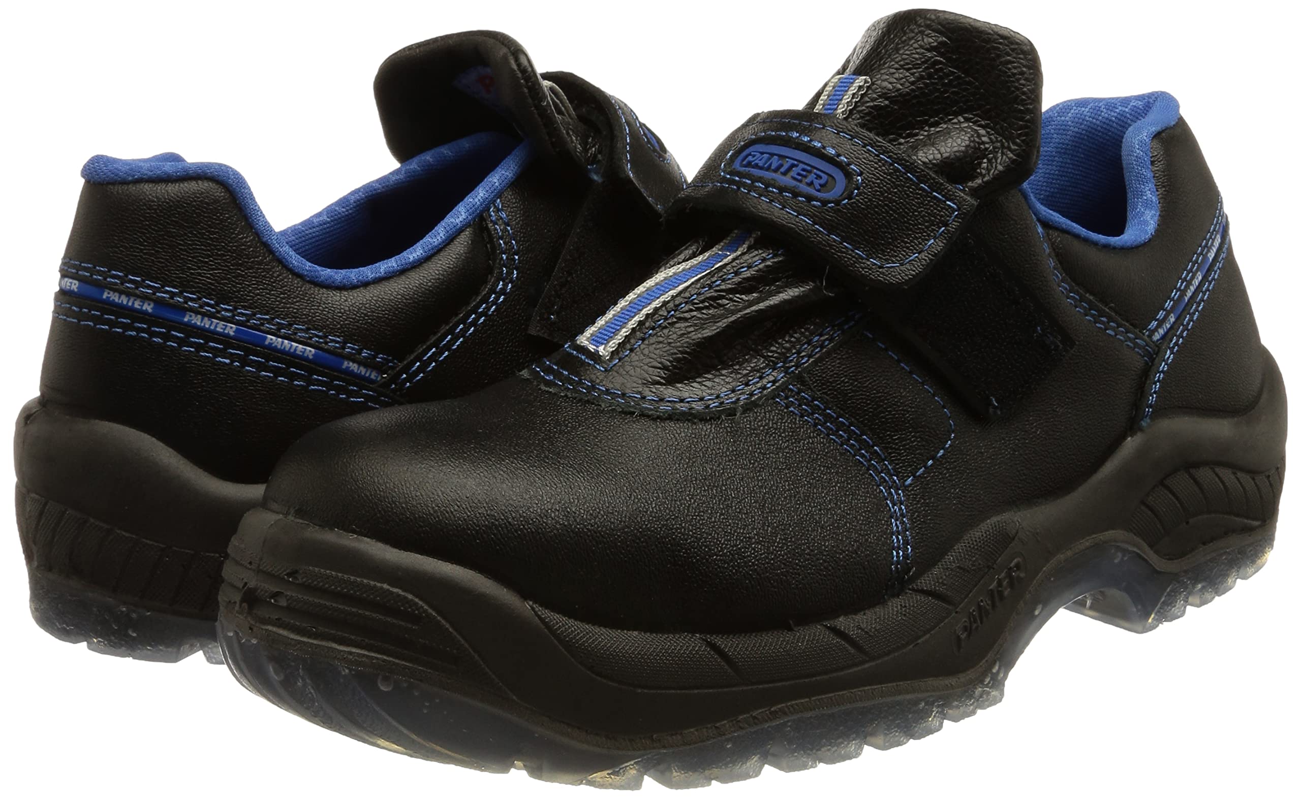 Linea Plus Velcro S2 Safety Shoes - Non-Slip Work Shoes for Men & Women - Lightweight & Comfortable for Construction, Warehouse, and Industrial Use