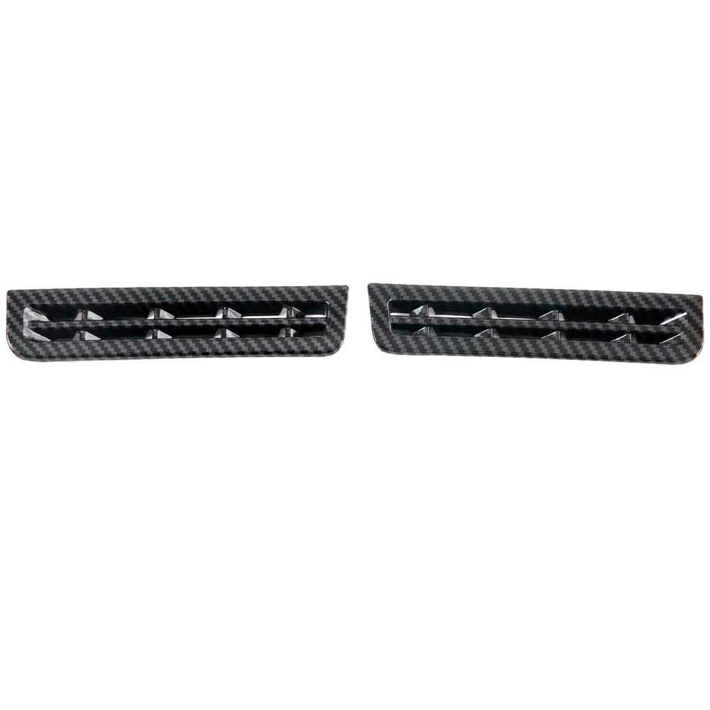 HIGH FLYING ABS Carbon Fiber Grain A/C Air Vent Cover Trim for Hyundai Elantra (CN7) 2021-2024 - 2pcs Interior Accessories | Front Pillar Decor & Car Styling Upgrade