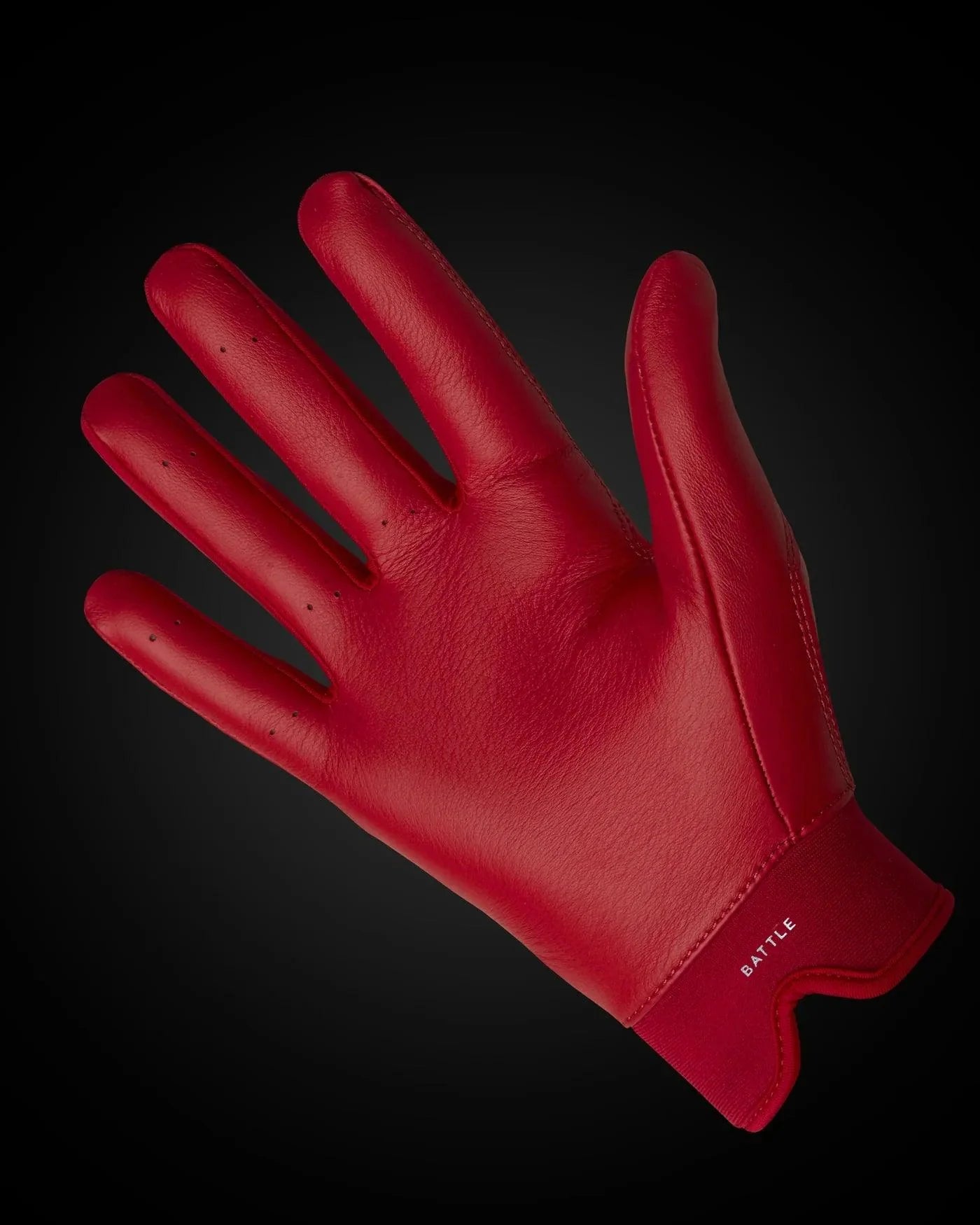 Warstic IK3 Pro Short Cuff Batting Gloves - Red Baseball Gloves for Men & Women - Perfect for Training, Games & Practice Sessions