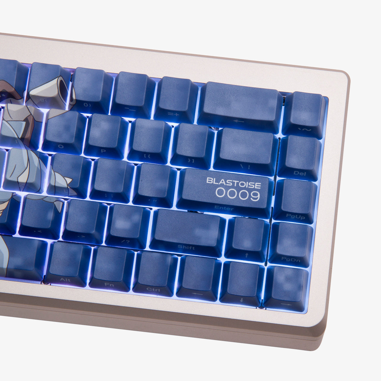 Pokémon + HG Summit 65 Keyboard 2.0 - Blastoise Themed Mechanical Gaming Keyboard for PC & Mac | Perfect for Gaming, Typing & Streaming