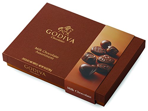 Godiva Chocolatier Premium Assorted Milk Chocolate Gift Box - 22 Piece Luxury Chocolate Collection | Perfect for Valentine's Day, Birthday Gifts & Corporate Events