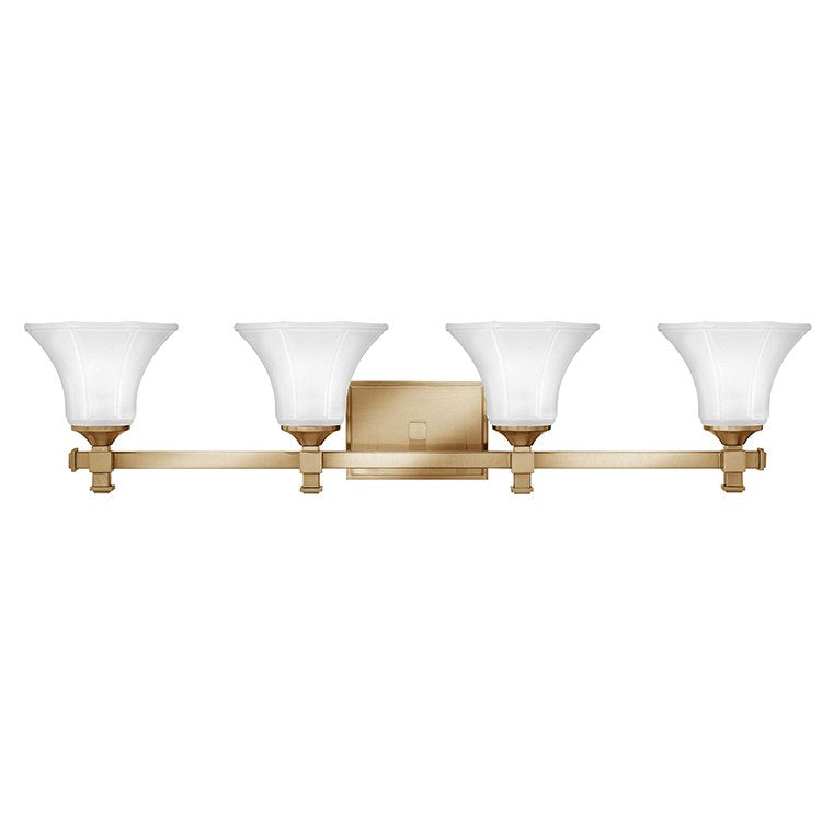Modern Abbie 4-Light Bathroom Vanity Light Fixture - Perfect for Bathroom, Powder Room & Dressing Area Lighting