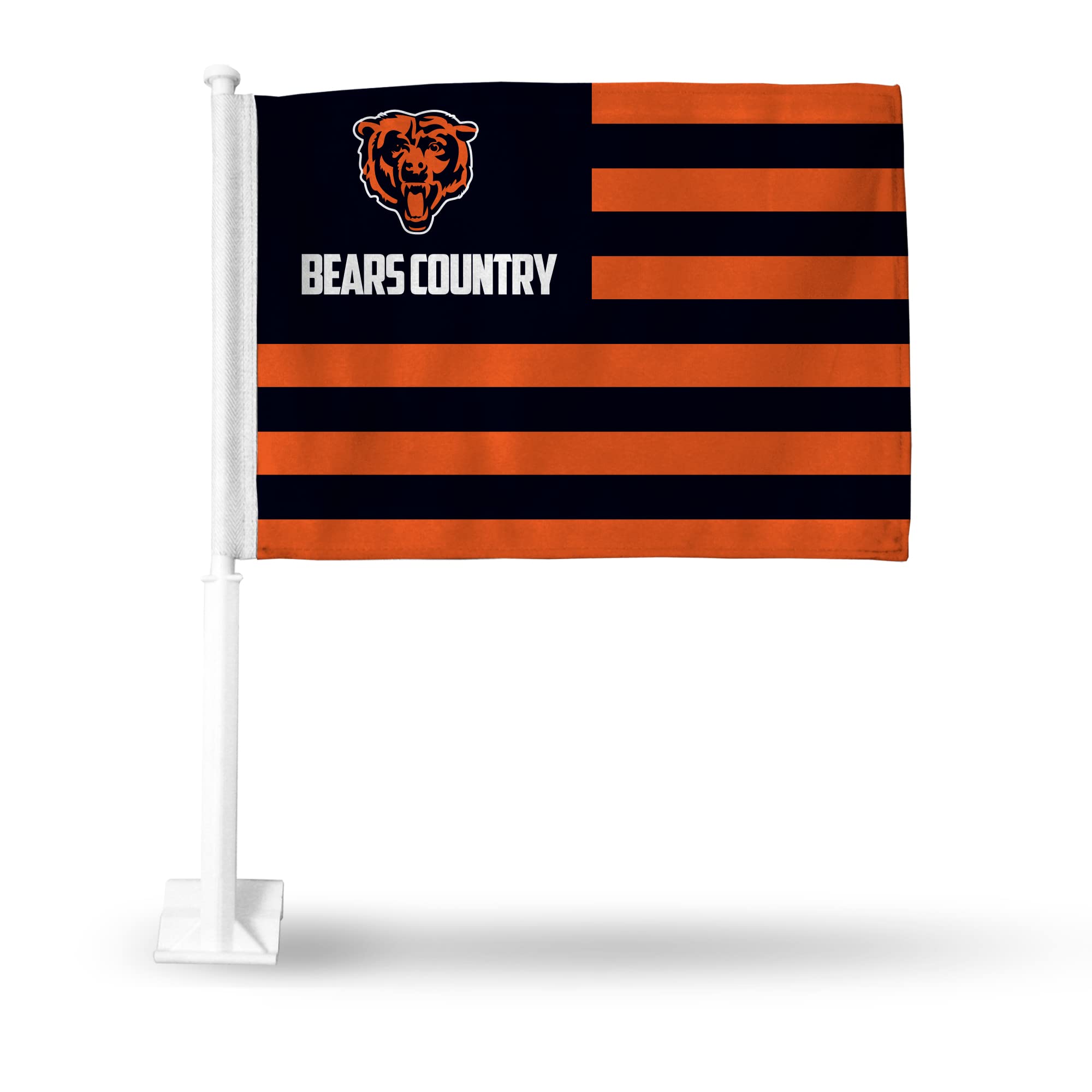 NFL Double Sided Car Flag - Rico Industries Officially Licensed Team Logo Car Accessory for Game Day Tailgating & Road Trips