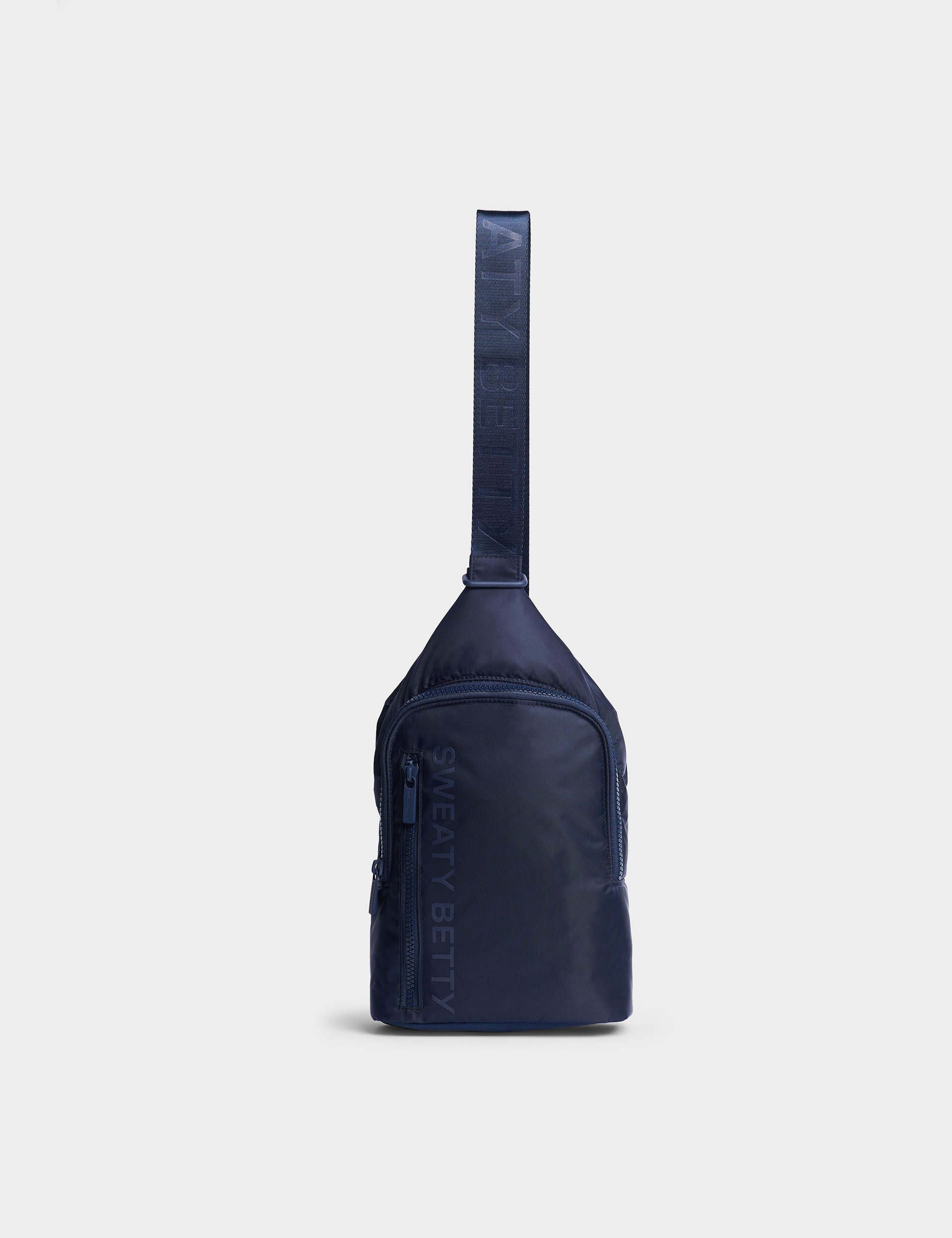 Motion Sling Bag - Navy Blue Crossbody Bag for Men & Women | Water-Resistant Travel & Gym Shoulder Bag for Hiking, Cycling & Everyday Use