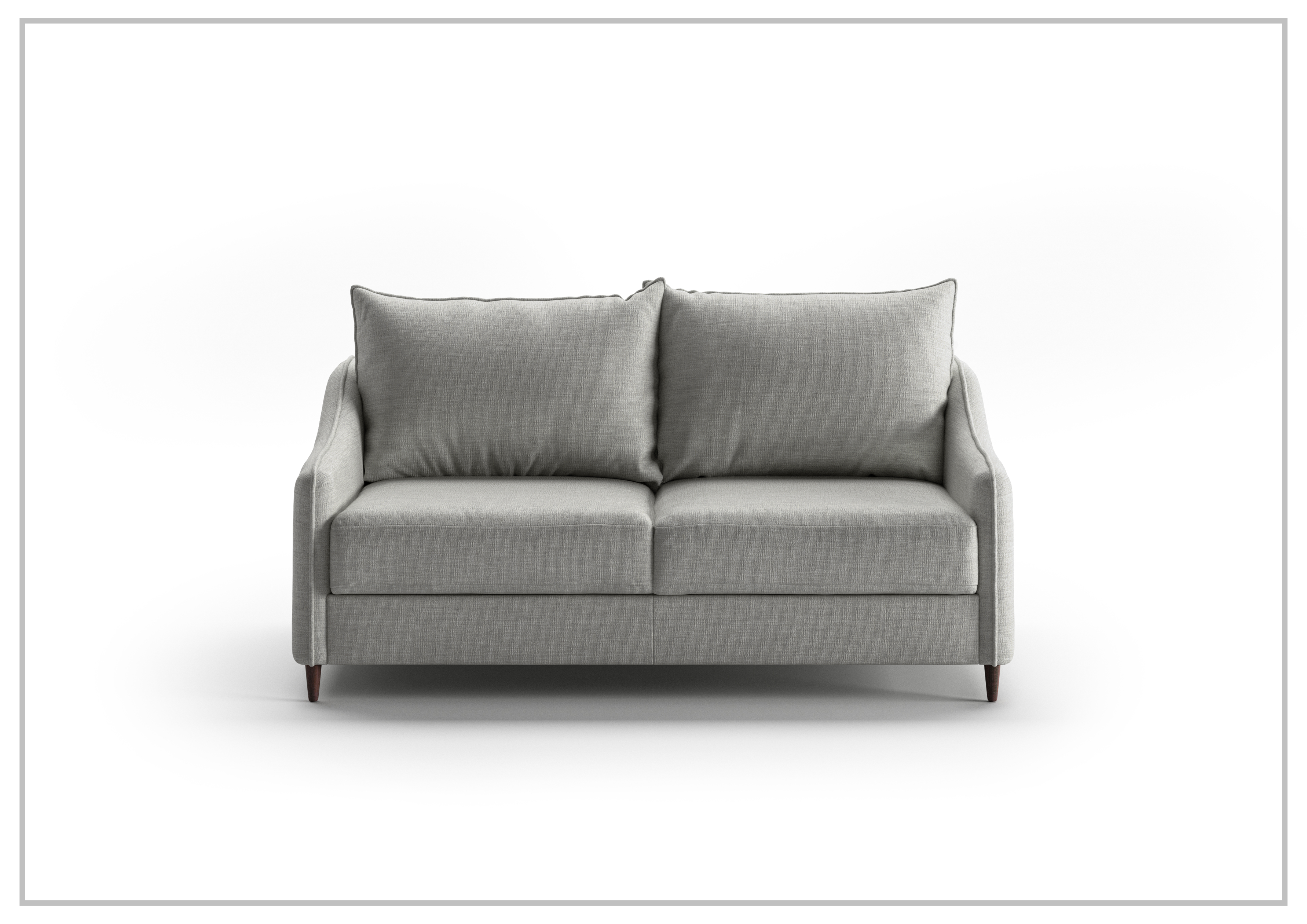 Luonto Ethos Fabric Queen Sleeper Sofa - 2 Gray Color Options | Convertible Sofa Bed for Small Spaces | Perfect for Guest Rooms, Apartments & Home Offices