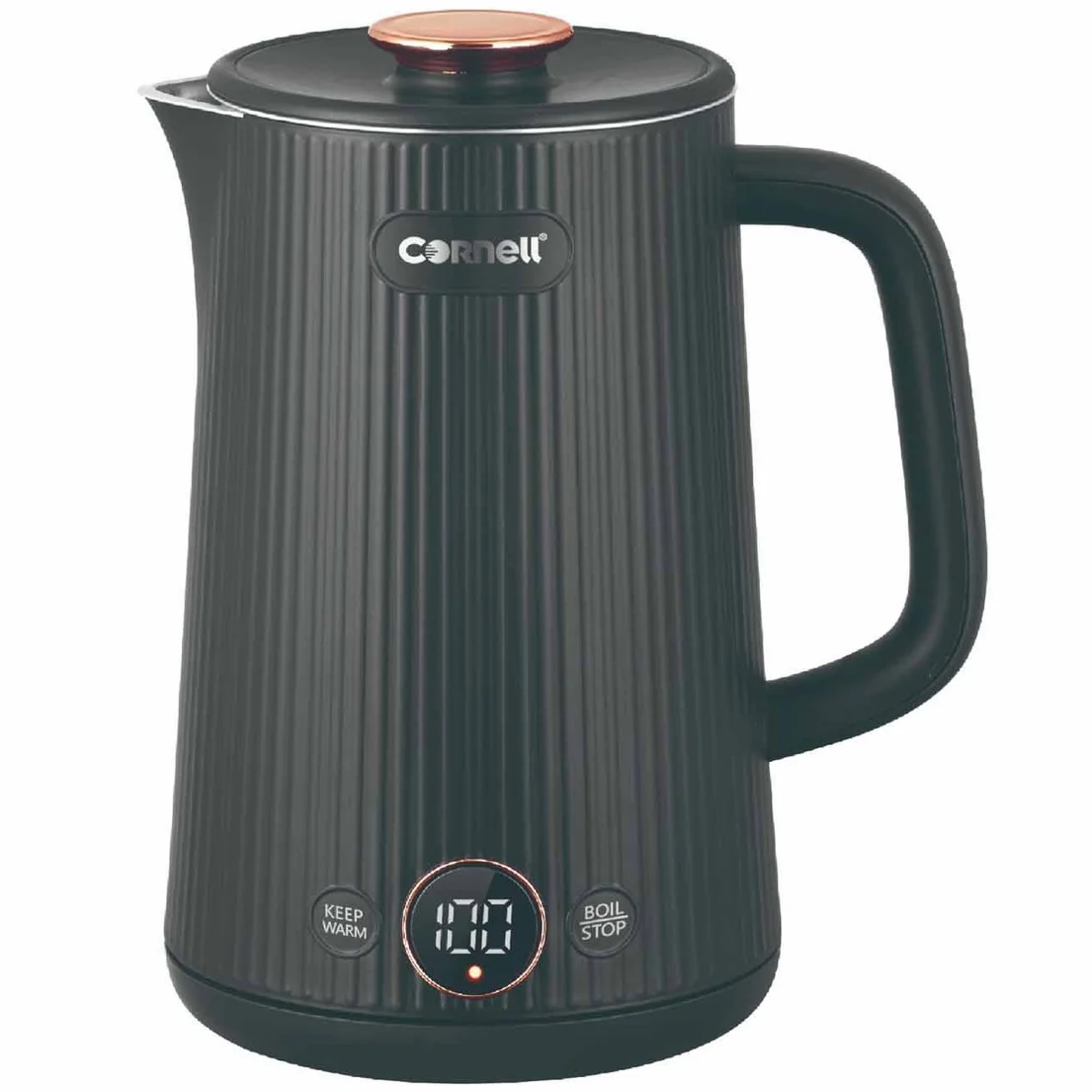 1.7L Digital Cordless Electric Kettle - Fast Boiling, Auto Shut-Off & Boil-Dry Protection - Perfect for Home, Office & Travel Use
