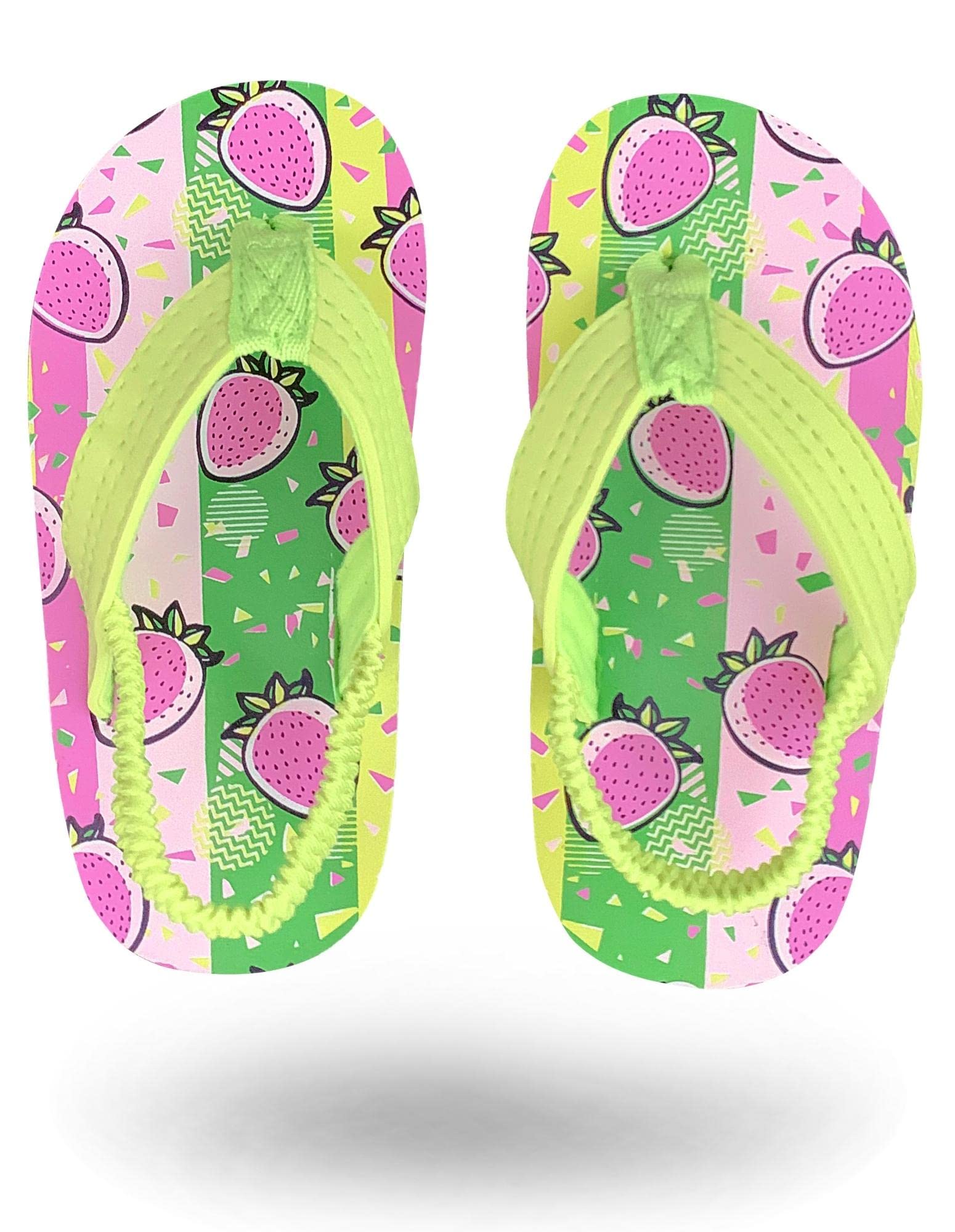 Ceruwum Toddler Girls Water Shoes - Non-Slip Beach Sandals for Toddler Girls, Lightweight Pool Flip Flops for Toddlers - Perfect for Beach, Pool, and Outdoor Play