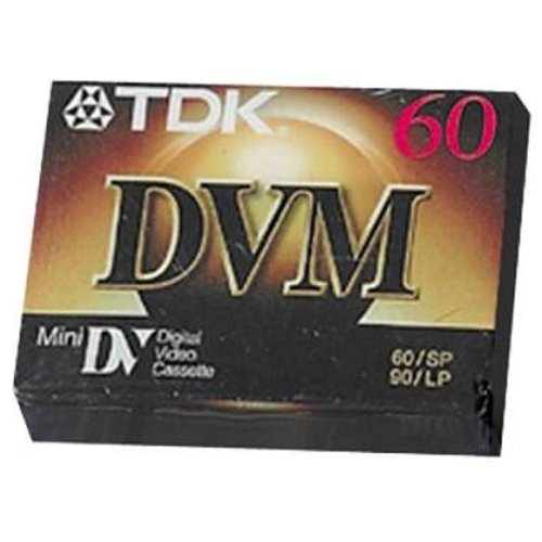TDK DVM60MES10 60-Minute Digital Video Cassette 10-Pack for Camcorders - High-Quality Recording Media for Home Videos, Events & Archiving (Discontinued)