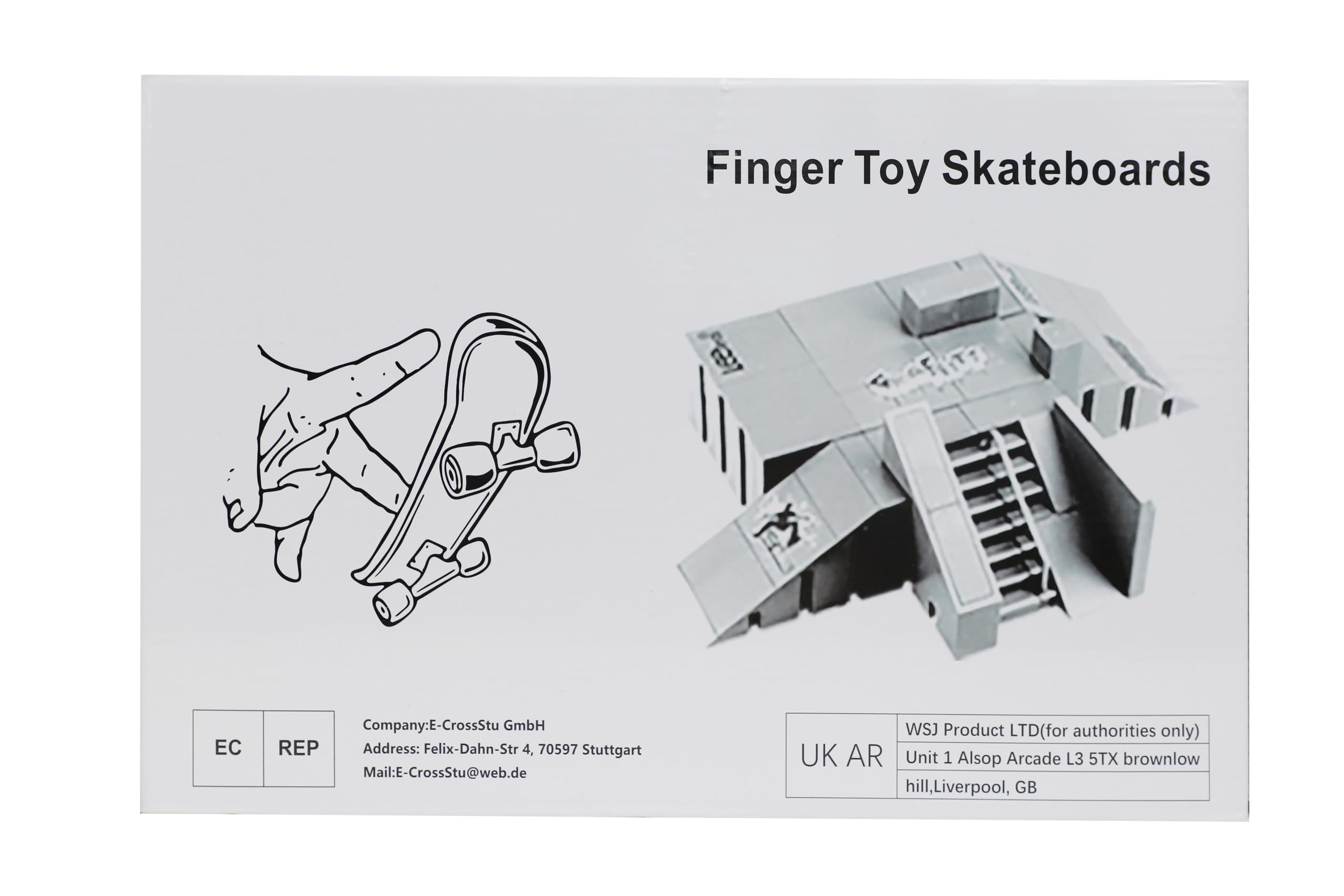 Skate Park Kit with 4 Finger Decks, 2 Finger Bikes, Skates & Scooter - Complete Fingerboard Training Set for Skateboard Tricks & Stunt Practice | Perfect for Indoor Play, Office Stress Relief & Skill Development