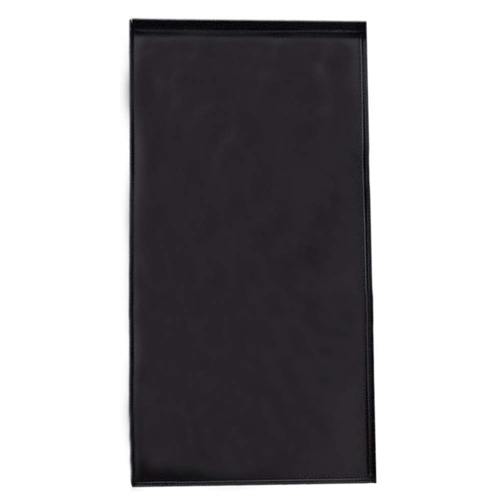 Black Metal Storage Organizer Tray - 22x9.5x2cm Bathroom Vanity Countertop Holder for Watch, Keys, Jewelry, Makeup & Cosmetics - Perfect for Home, Office, and Travel Organization