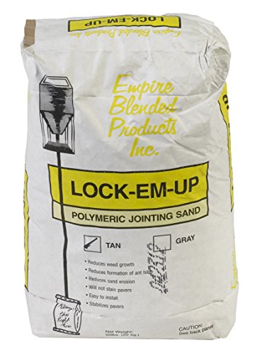 Mutual Industries Lock-EM-Up Paver Sand in Tan Color - Perfect for Securing Pavers, Walkways & Patios | High-Quality Landscaping Sand for Outdoor Projects