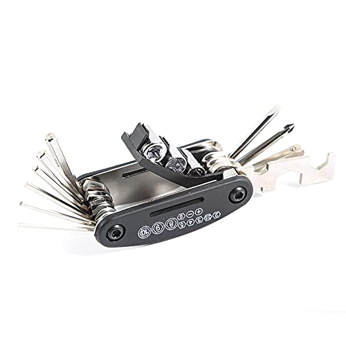 EBIKELING Bike Repair Tool Kit Set - 16-in-1 Bicycle Mechanic Tool Kit with Multi-Tool for Cycling Maintenance - Perfect for Road, Mountain & Commuter Bikes - Ideal for Home Repairs & On-the-Go Fixes