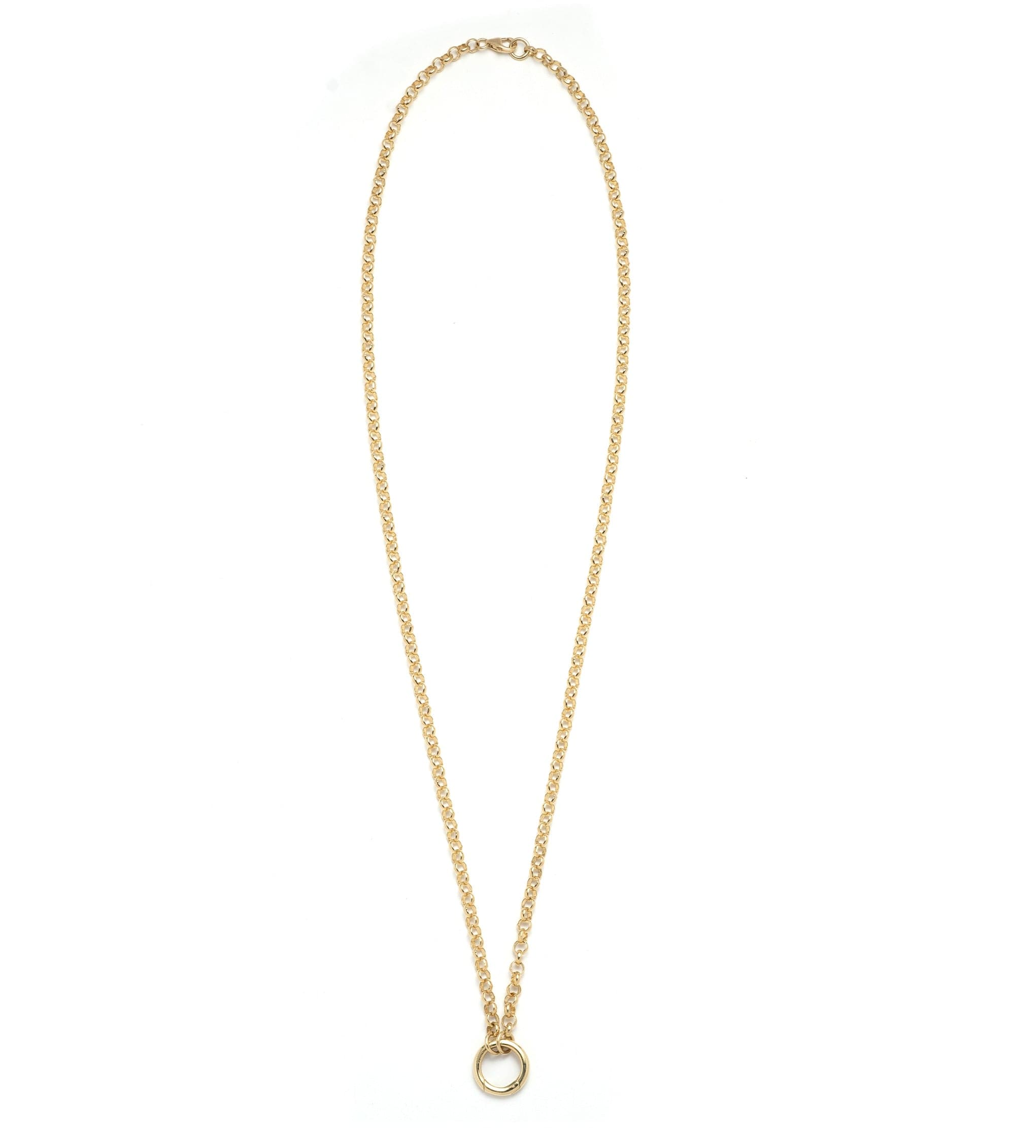 Medium Open Belcher Chain Necklace for Women - Trendy Layered Gold Plated Jewelry for Casual & Party Outfits | Perfect for Everyday Wear, Date Nights & Special Occasions
