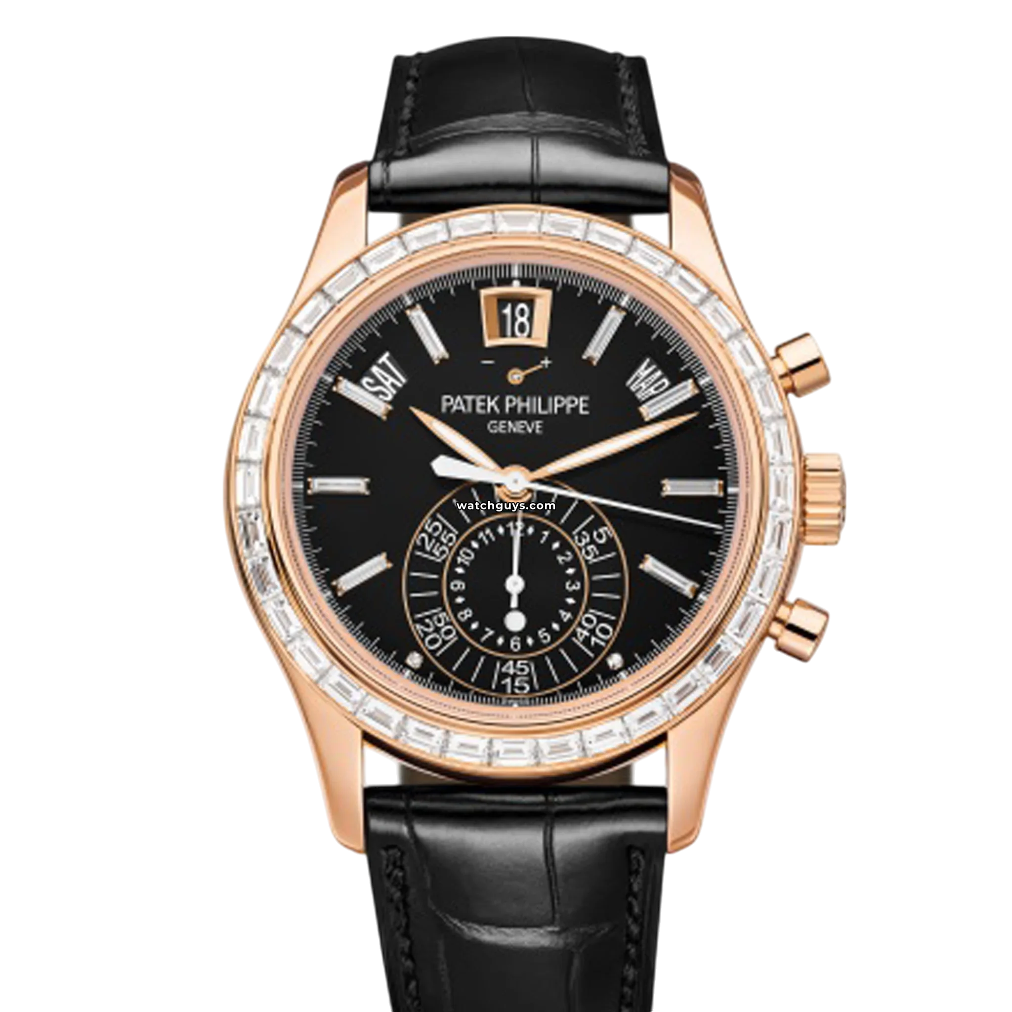 Patek Philippe 5961R-010 Rose Gold Annual Calendar Chronograph Watch - Luxury Dress Watch for Men, Business & Formal Events