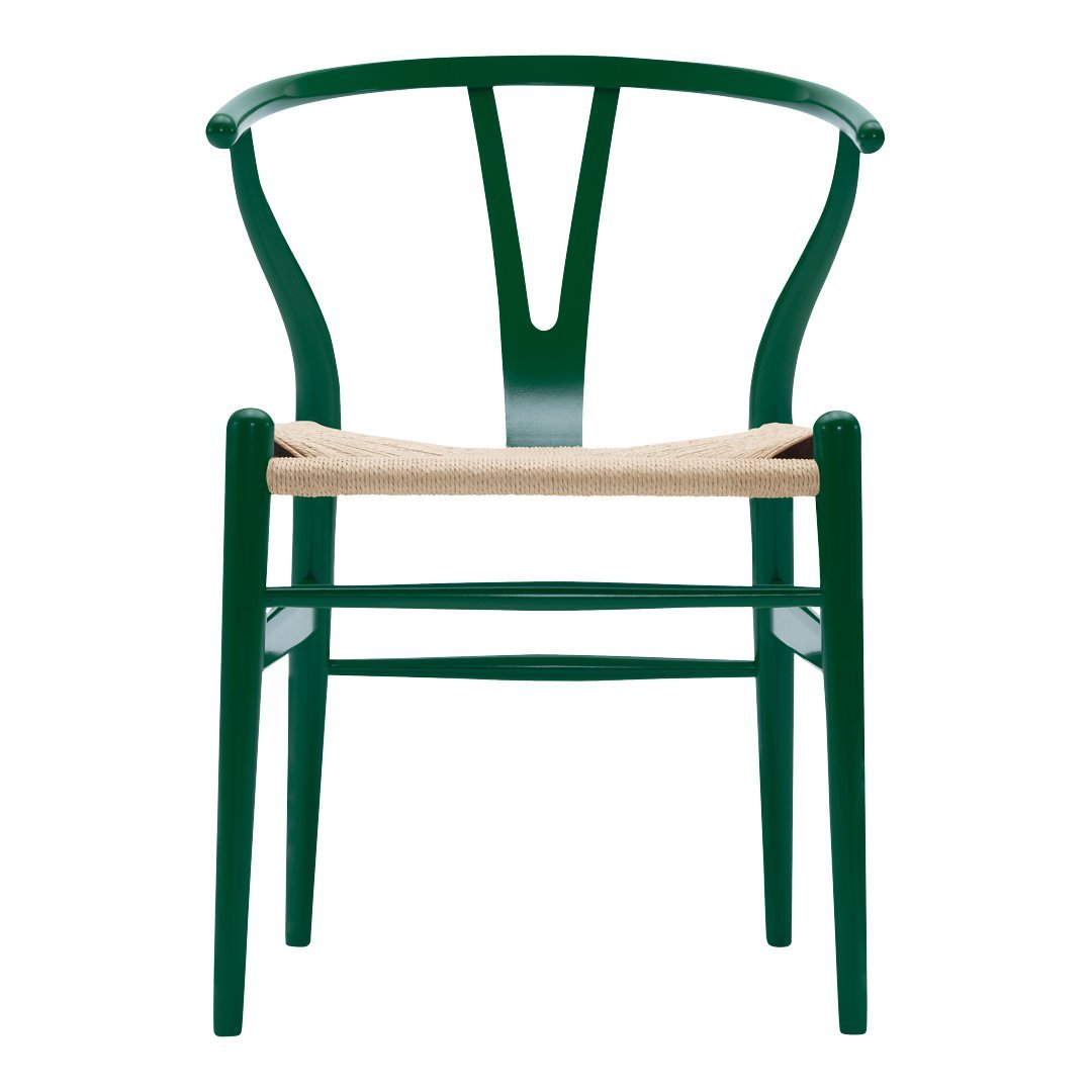 CH24 Wishbone Chair by Hans J. Wegner | Modern Scandinavian Dining Chair in Soft Colors | Perfect for Dining Rooms, Kitchens & Home Offices