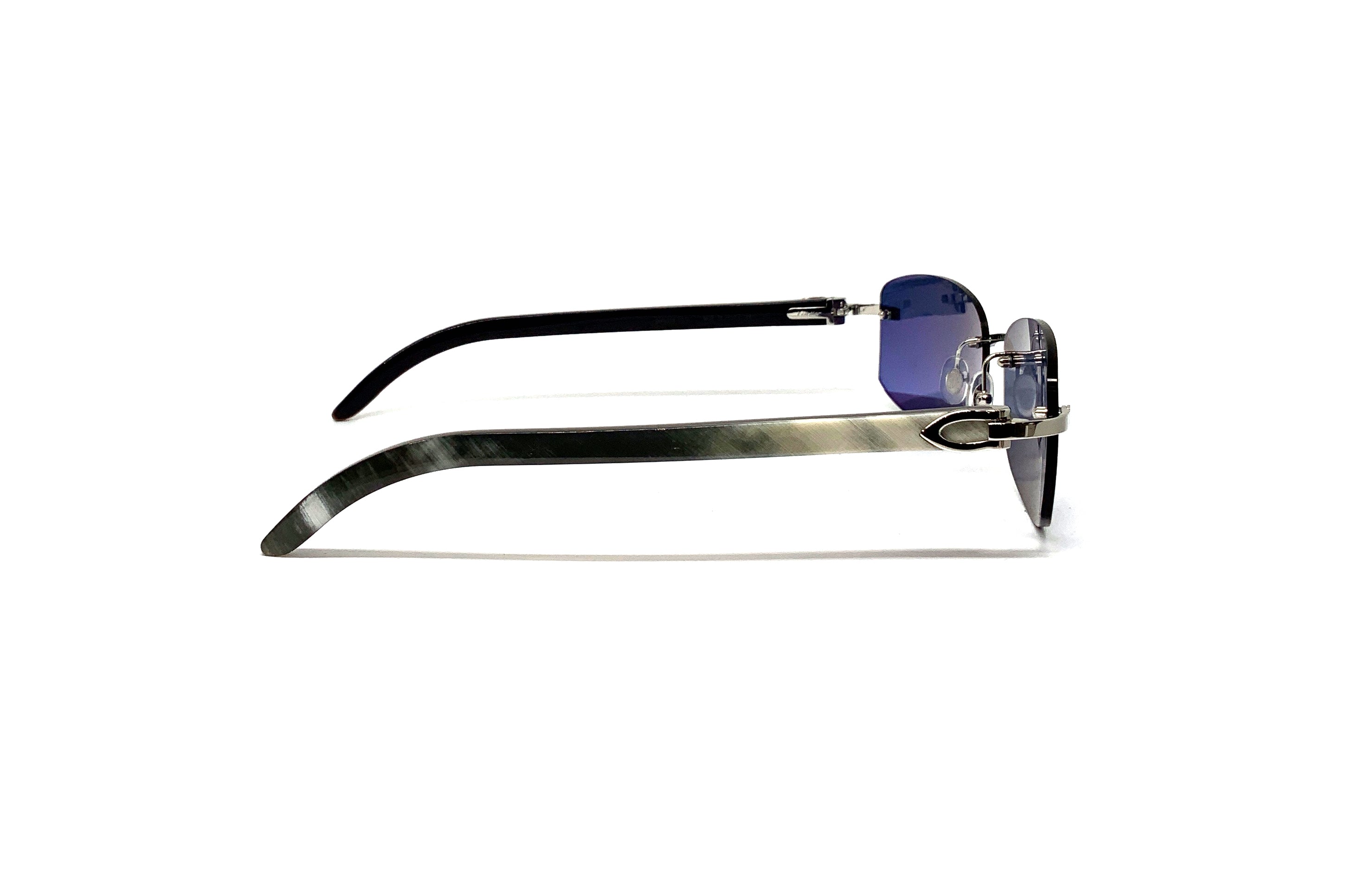 Cartier C Décor CT0031RS Buffalo Horn Sunglasses - Luxury Designer Shades for Men & Women - Perfect for Outdoor Activities, Travel & Fashion Accessories