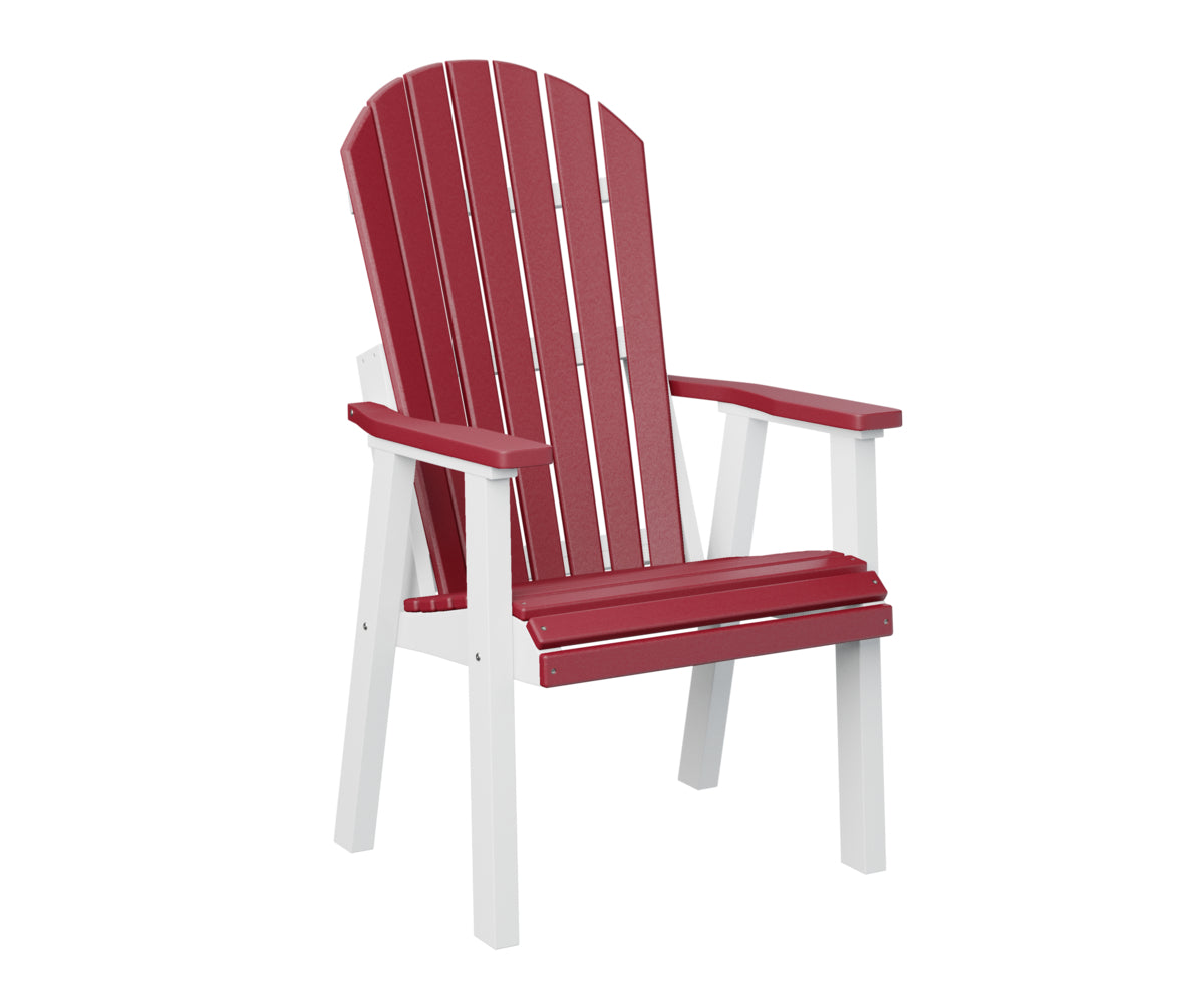 Scarlet Red on White