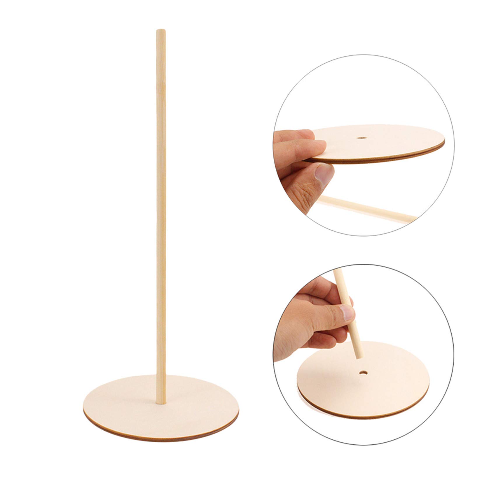 SOURBA Wooden Donut Display Stand - 3 Tier Donut Holder for Wedding Dessert Bar, Birthday Party, Bakery Shop - Rustic Donut Tower for Cupcakes, Pastries & Sweet Treats Display