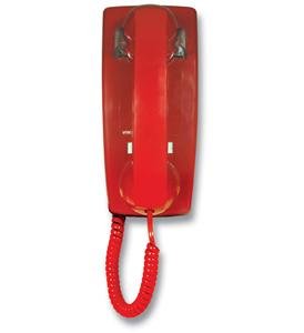 Vintage Retro Wall Mounted Telephone - Classic Red Corded Phone for Home, Office, or Decoration (Ideal for Farmhouse, Cafe, and Themed Room Decor)