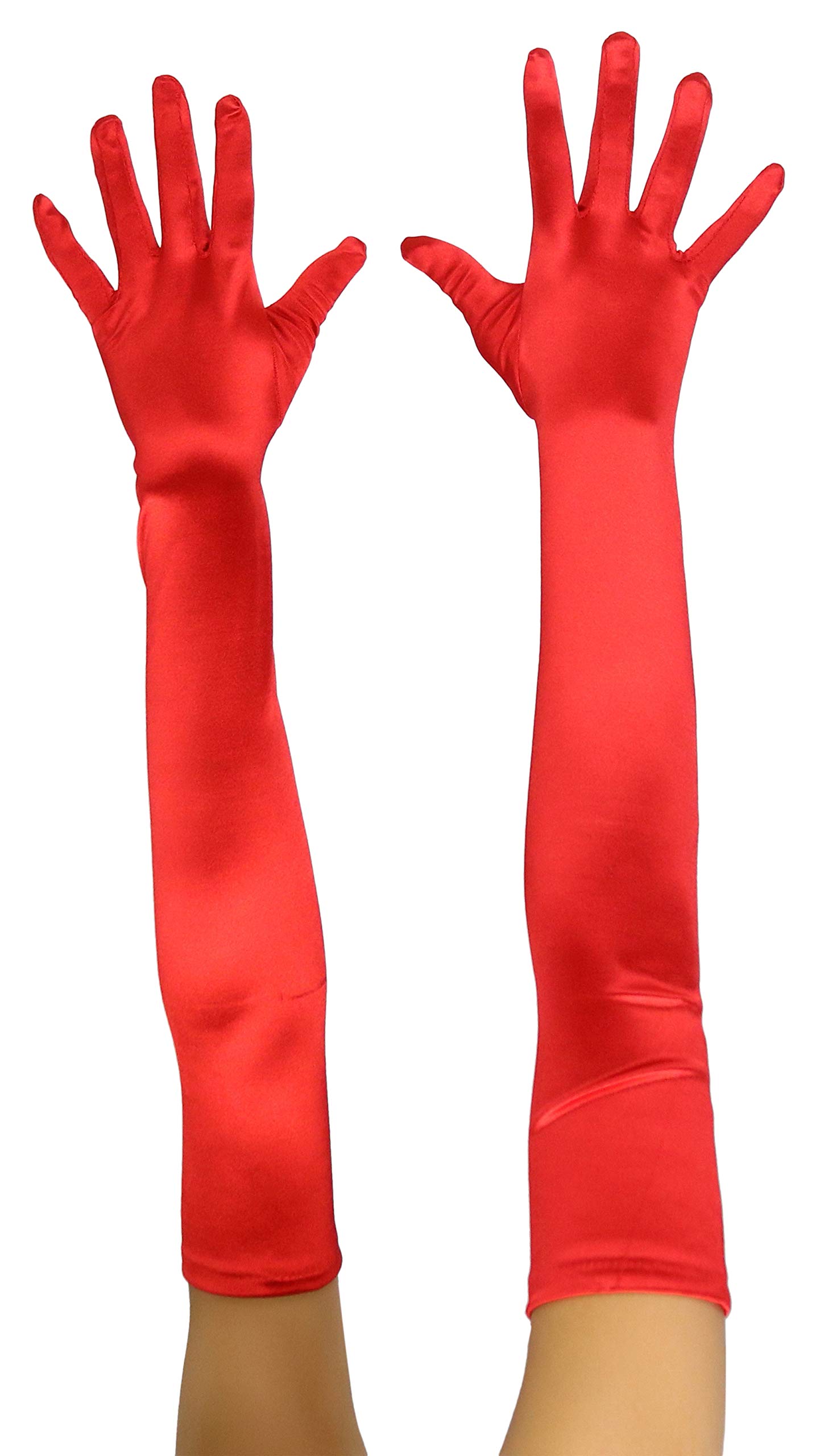 Elegant Chic Satin Gloves for Women - Fashionable Evening & Wedding Accessories - Perfect for Formal Events, Parties & Special Occasions