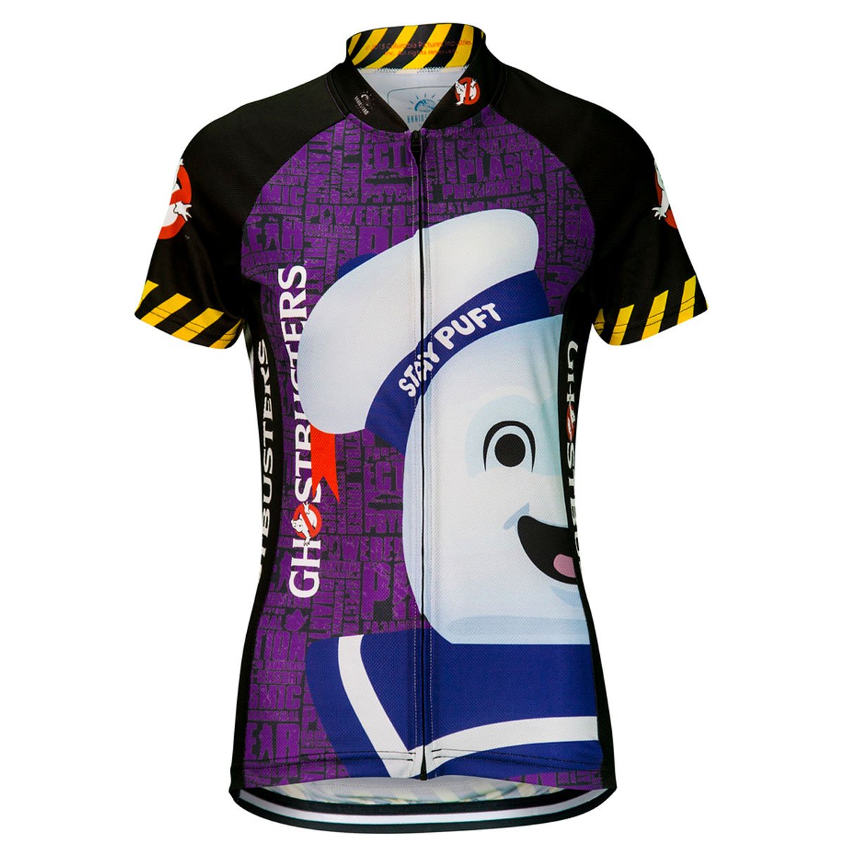 Women's Ghostbusters Stay Puft Cycling Jersey - Comfortable Bike Shirt for Halloween Costume & Themed Cycling Events
