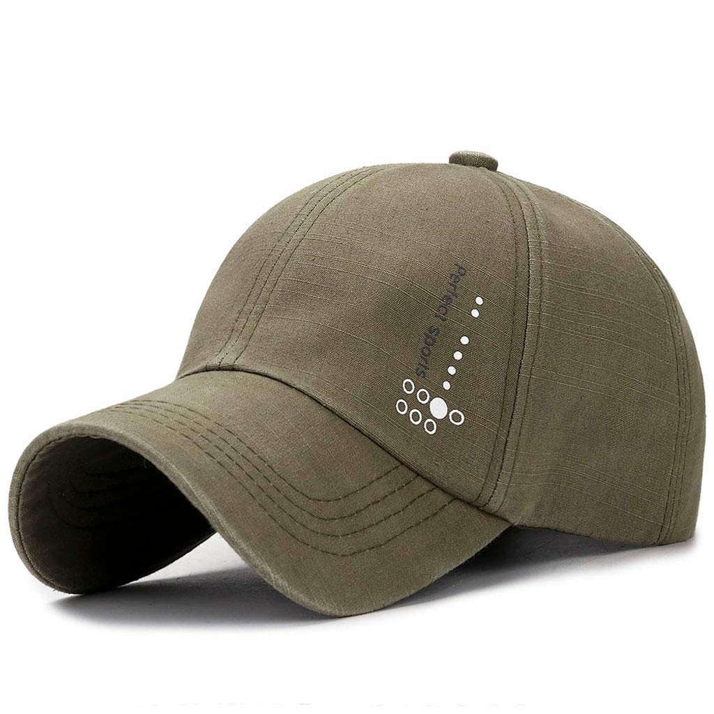 Vintage Washed Cotton Baseball Cap - Adjustable Unisex Distressed Embroidered Hat for Golf, Fishing & Outdoor Activities | Breathable Mesh Design for Sports & Casual Wear