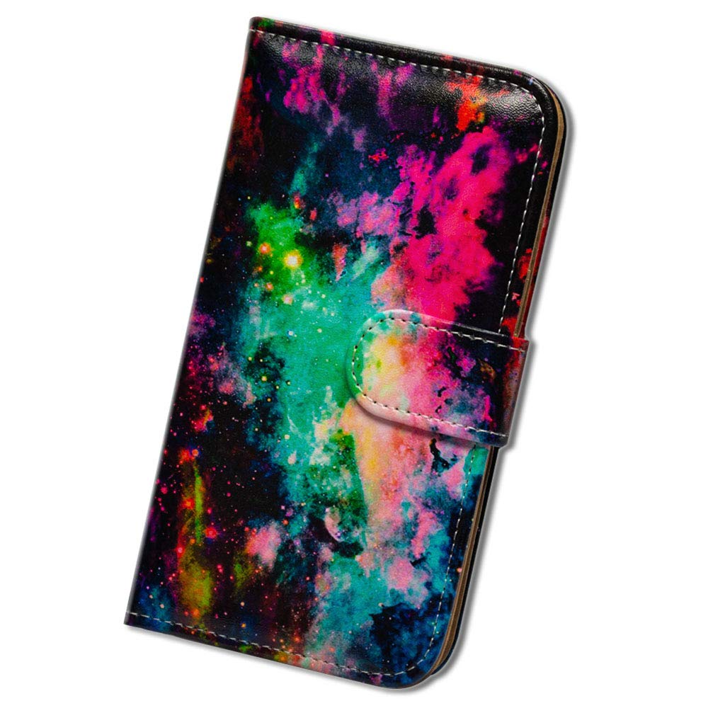 **Moto G Play 2021 Case | Premium Leather Flip Wallet Cover with Card Slots & Kickstand | Colorful Universe Sky Design | Perfect for Motorola Moto G Play 2021 (Not Compatible with 2020 Model) | Ideal for Daily Use, Travel & Hands-Free Viewing**