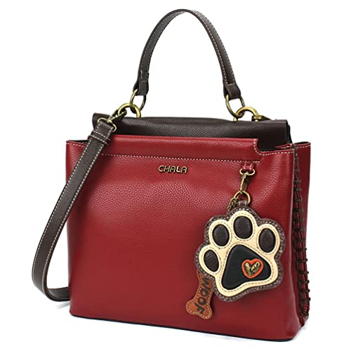 Burgundy-ivory Paw