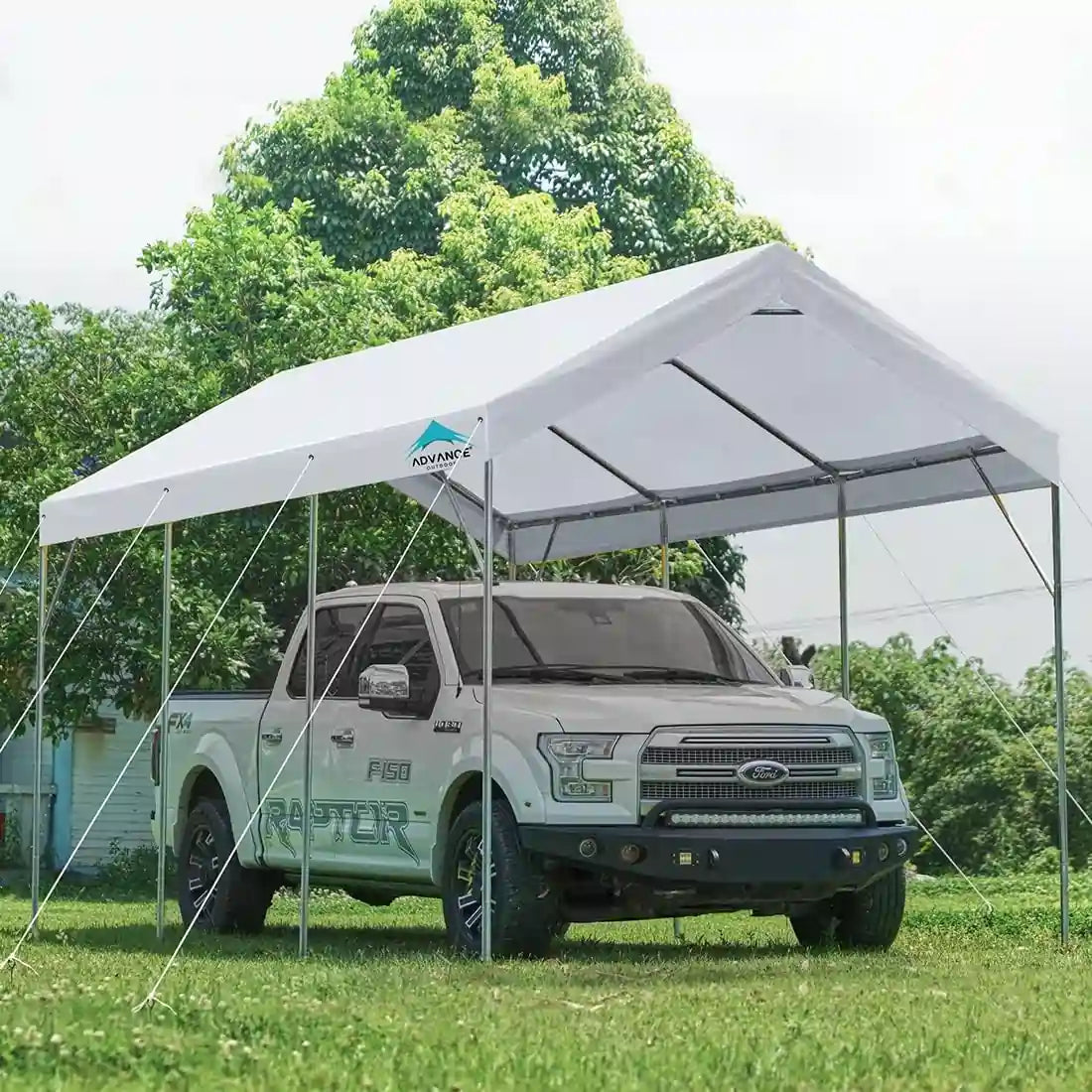 20'x10' & 20'x12' Heavy Duty Carport Canopy Shelter - Weatherproof Outdoor Car Cover for Vehicles, RV, Boat - Perfect for Driveway, Backyard & Storage Protection