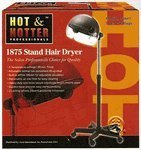 Professional Turbo 2000 Ceramic Stand Hair Dryer - Adjustable Bonnet, Removable Air Filter & Diffuser for Salon & Home Use | Fast Drying with Ceramic Technology for Healthy Hair Styling