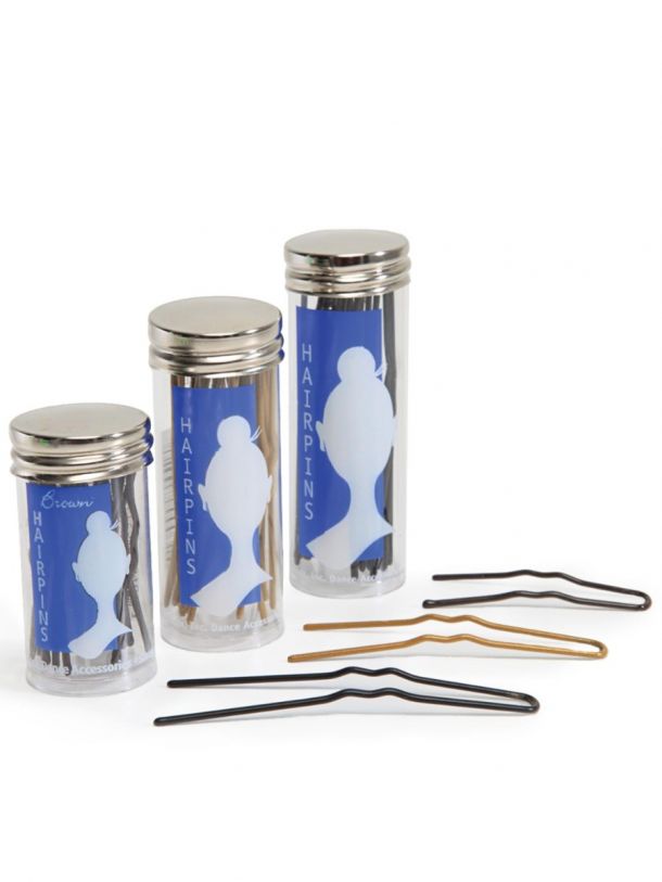 Capezio Bunheads Hair Pins - Professional Hair Pins for Ballet, Dance & Performance - Secure Bun Hold for Dancers, Ballerinas & Athletes - Perfect for Recitals, Practice & Stage Performances
