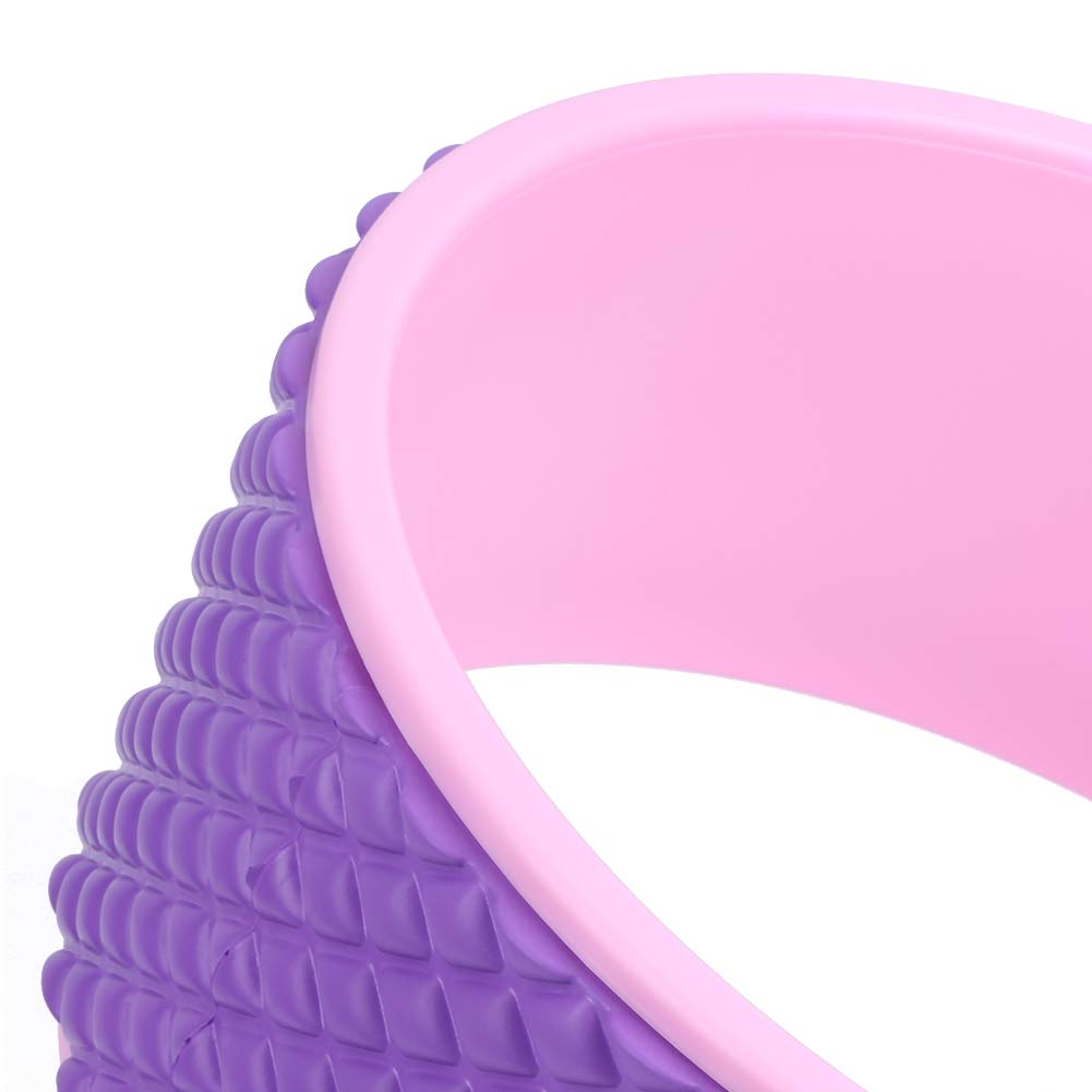 Cerlingwee Yoga Foam Roller for Deep Tissue Massage & Stretching - Yoga Wheel for Back Pain Relief & Flexibility - Perfect for Women's Yoga, Pilates & Fitness Workouts - Ideal for Home Gym, Studio & Recovery Sessions