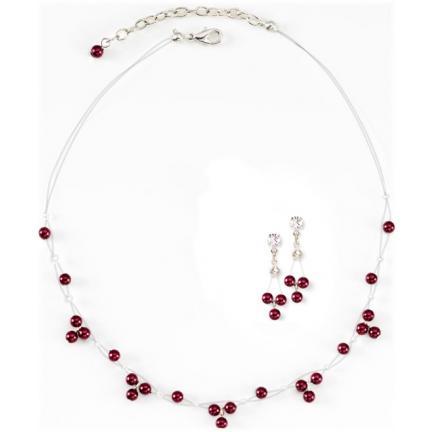 Giselle Elegant Colored Pearl Jewelry Set - Necklace, Earrings & Bracelet for Women | Perfect for Weddings, Parties & Special Occasions