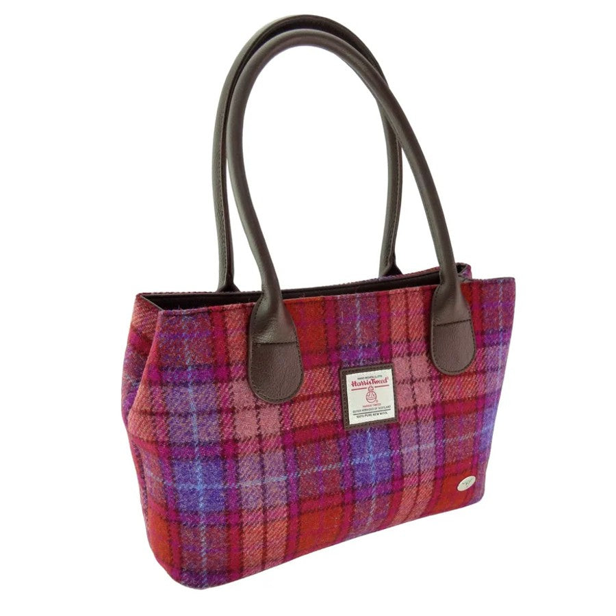 Classic Harris Tweed Handbag for Women [22 Colors] - Elegant Crossbody Purse with Adjustable Strap, Perfect for Work, Travel & Everyday Use