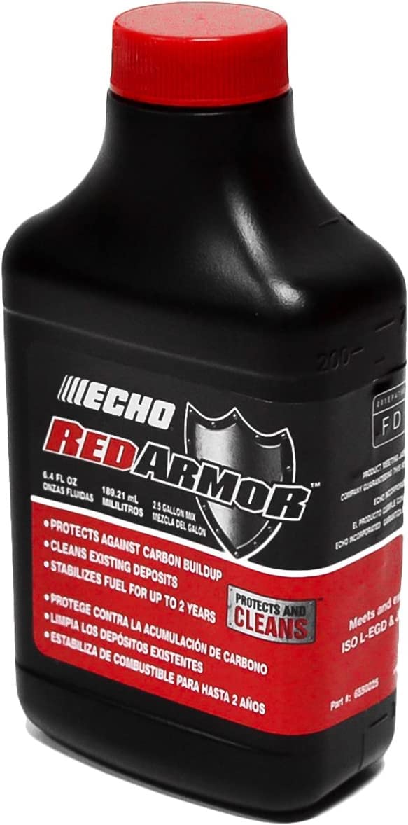 Echo 24PK Genuine OEM Red Armor 2-Cycle Engine Oil - 2.5 Gallon Mix (50:1 Ratio) - 6550025 6.4oz - Premium Lubricant for Chainsaws, Trimmers & Outdoor Power Equipment
