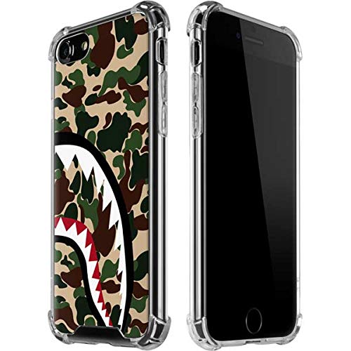 Skinit Clear iPhone 7 Case - Officially Licensed Shark Teeth Street Camo Design | Slim Protective Cover for Everyday Use & Outdoor Activities