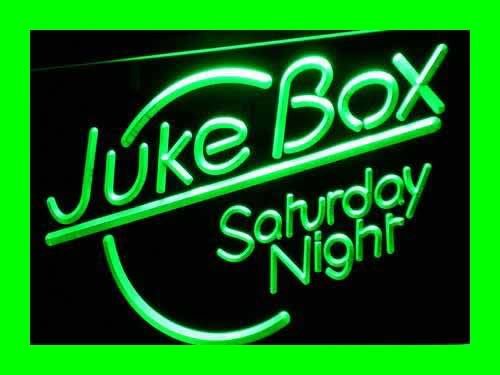 Vintage Style ADVPRO i328-g Juke Box Neon Light Sign - Retro Music Bar Decor, Saturday Night Pub Wall Art for Home, Man Cave & Game Room Lighting