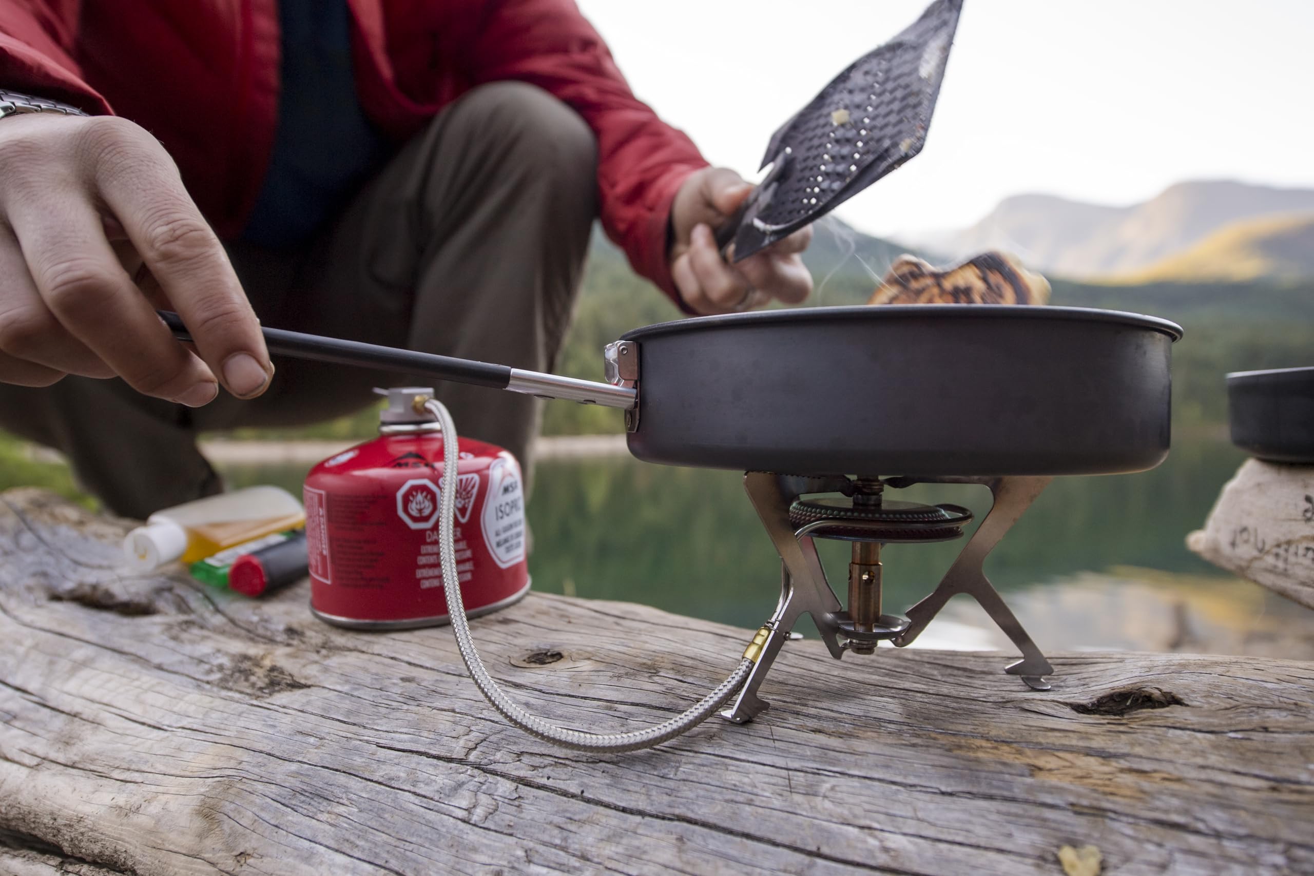 MSR WindPro II Lightweight Backpacking Stove - All-Weather Camping Stove for Hiking, Mountaineering & Outdoor Adventures - Perfect for Windy Conditions & High Altitude Cooking