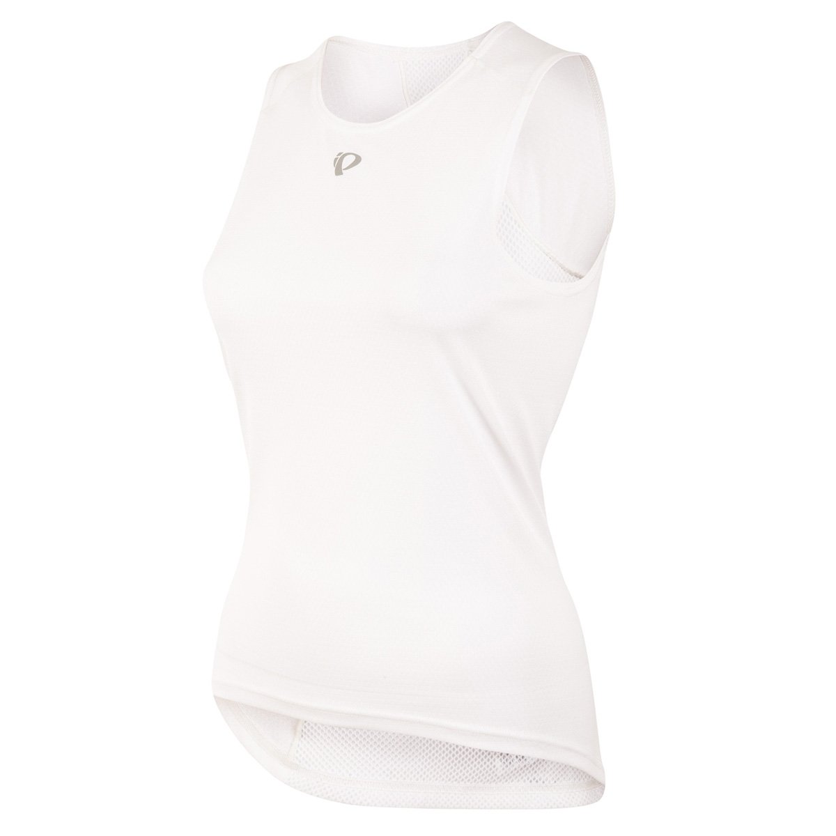 PEARL IZUMI Women's Ride Transfer Sleeveless Baselayer Top - Breathable Athletic Shirt for Cycling & Running - White, Small - Perfect for Summer Workouts & Outdoor Activities