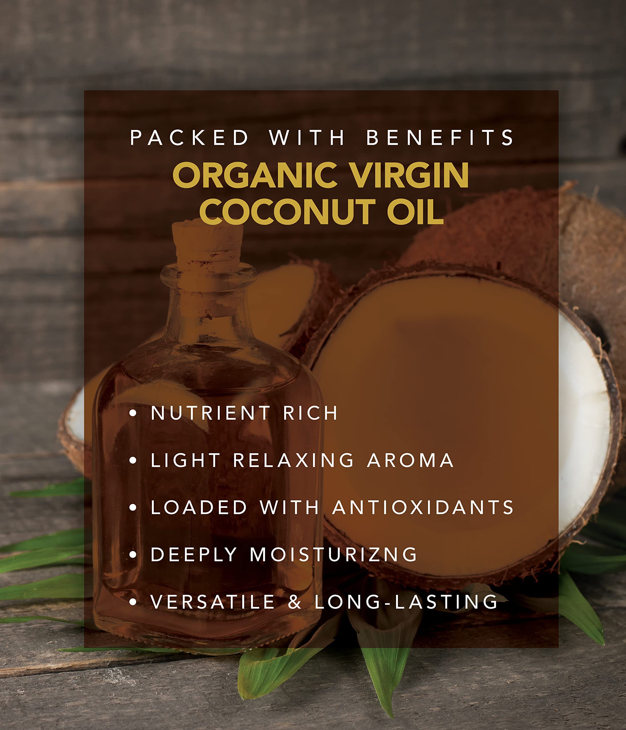 BIOTONE Truly Coconut Massage Oil with Organic Coconut Oil - Deep Relaxation & Tension Relief, Lightweight & Long-Lasting Formula for Massage Therapy, Aromatherapy & Body Care - Easy Wash-Out for Spa, Home & Professional Use