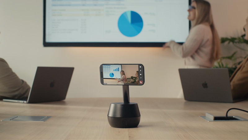 Smartphone Tracking Stand with Dockkit for Streamers, Vloggers & Filmmakers - Hands-Free Live Streaming, Action Videos & Facetime - Perfect for YouTube, TikTok & Social Media Content Creation