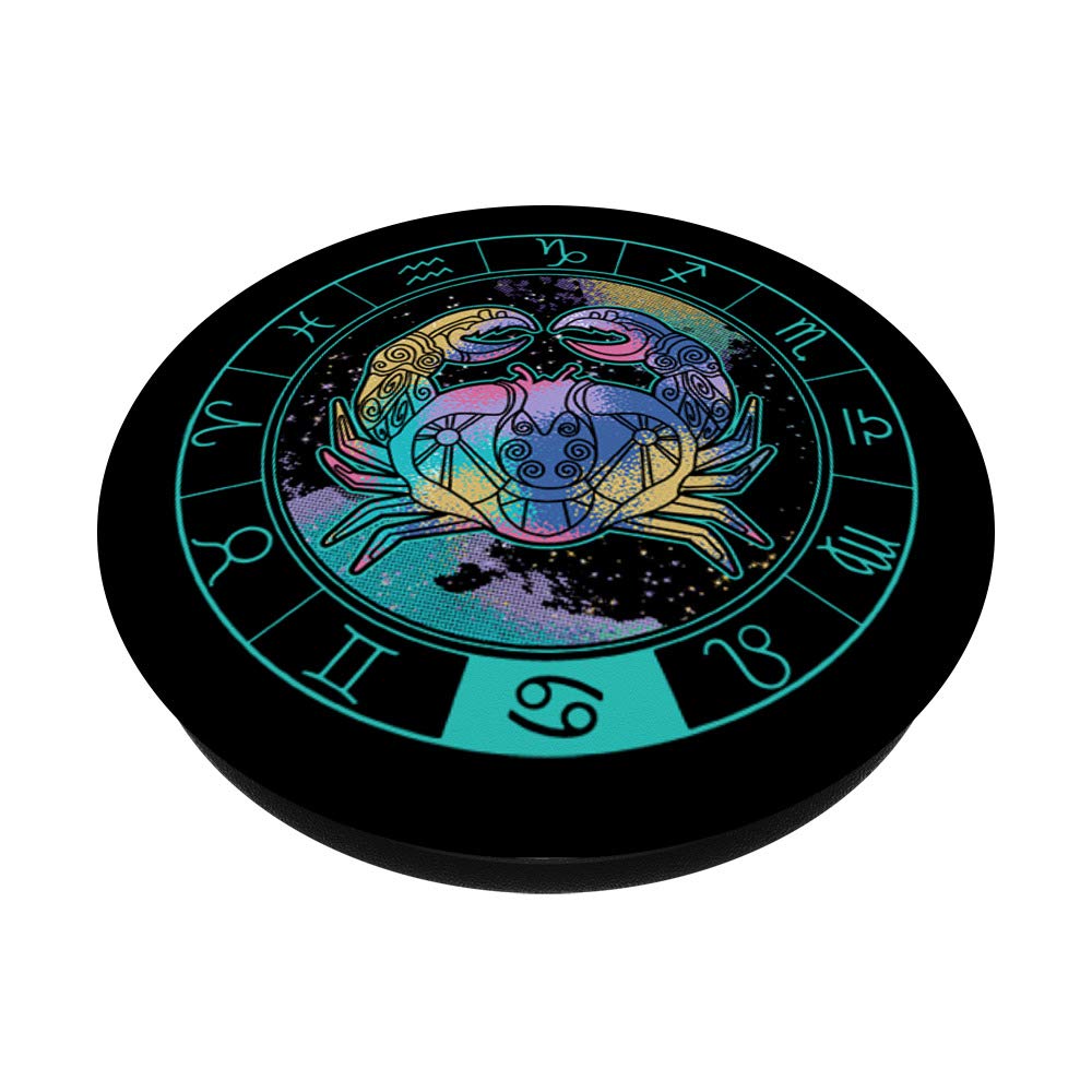 Cancer Moonchild Horoscope Astrology Zodiac Sign Gifts - Swappable PopSockets PopGrip for Phones & Tablets | Perfect for Astrology Lovers, Phone Accessories & Unique Gifts