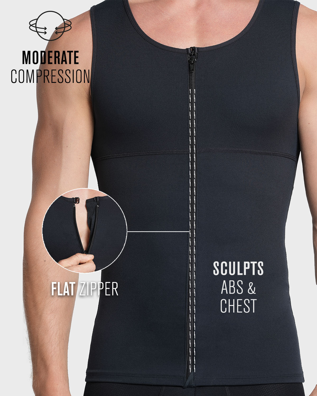 Post Surgical Compression Vest for Women & Men - Double Layered Abdominal Binder with Back Support - Breathable Postpartum & Tummy Tuck Recovery Garment - Ideal for Post Surgery, Liposuction & C-Section Recovery