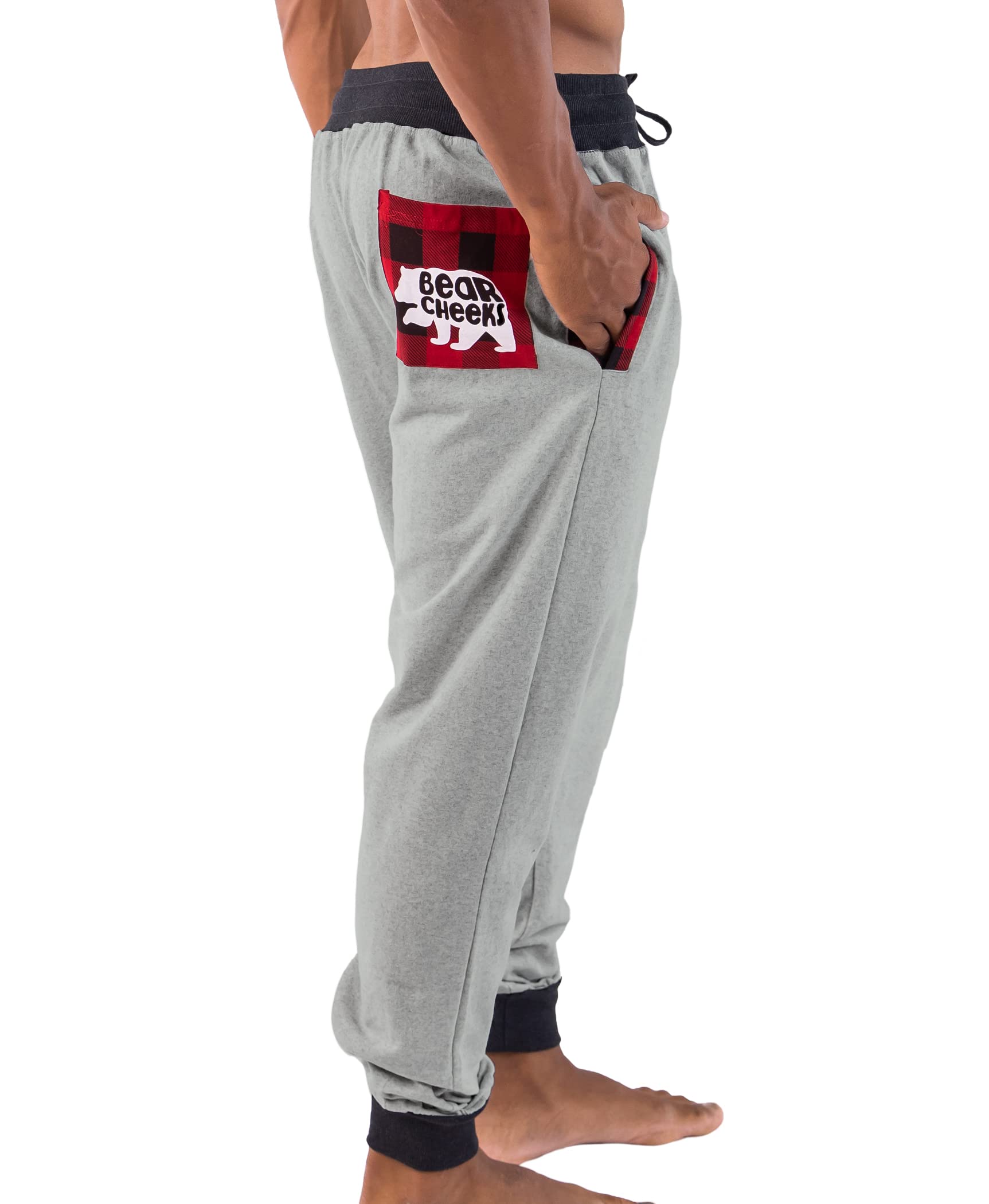 Lazy One Men's Jogger Sweatpants - Soft, Warm Fleece Lounge Pants with Pockets for Comfort & Style | Perfect for Home, Gym & Casual Wear