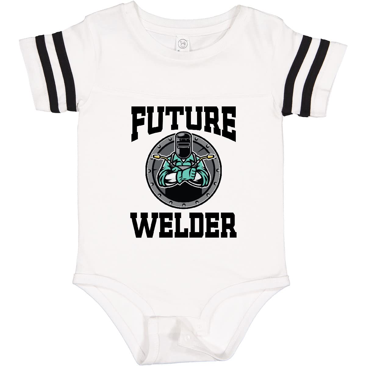Inktastic Welding Future Welder Baby Bodysuit - Cute Infant Onesie for Future Engineers & Mechanics - Perfect for Baby Showers, Birthdays & Family Photos