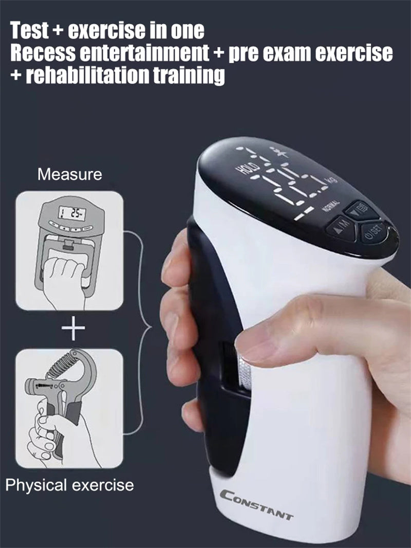 Digital Electric Hand Gripper with Auto Counting - Hand Dynamometer for Strength Training & Grip Measurement - Perfect for Home Gym, Physical Therapy & Fitness Enthusiasts