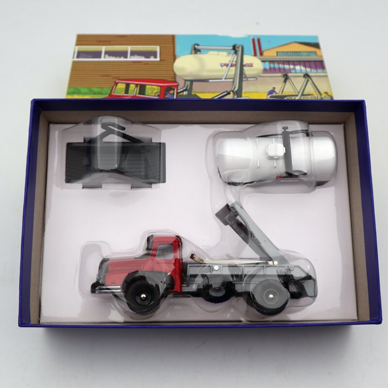 Atlas Dinky 805 Truck Unic Multibenne Marrel with Primagaz Tank - 1:43 Scale Diecast Model Car Collection - Perfect Gift for Collectors & Display for Home/Office