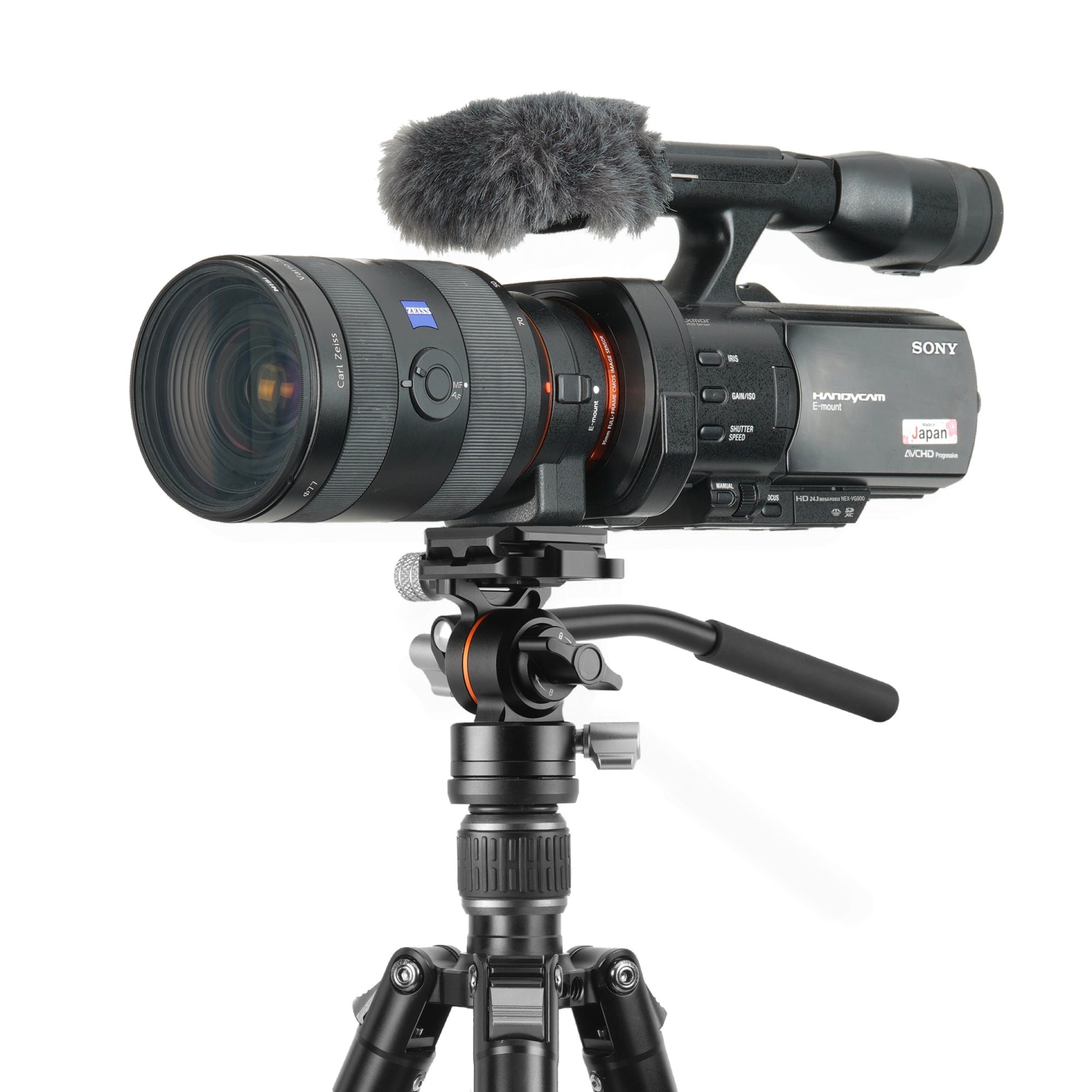 VEO PV 12 Compact Spring Assisted Video Head for DSLR Cameras, Camcorders & Optics - Perfect for Travel Vlogging, Wildlife Photography & Smooth Panning Shots