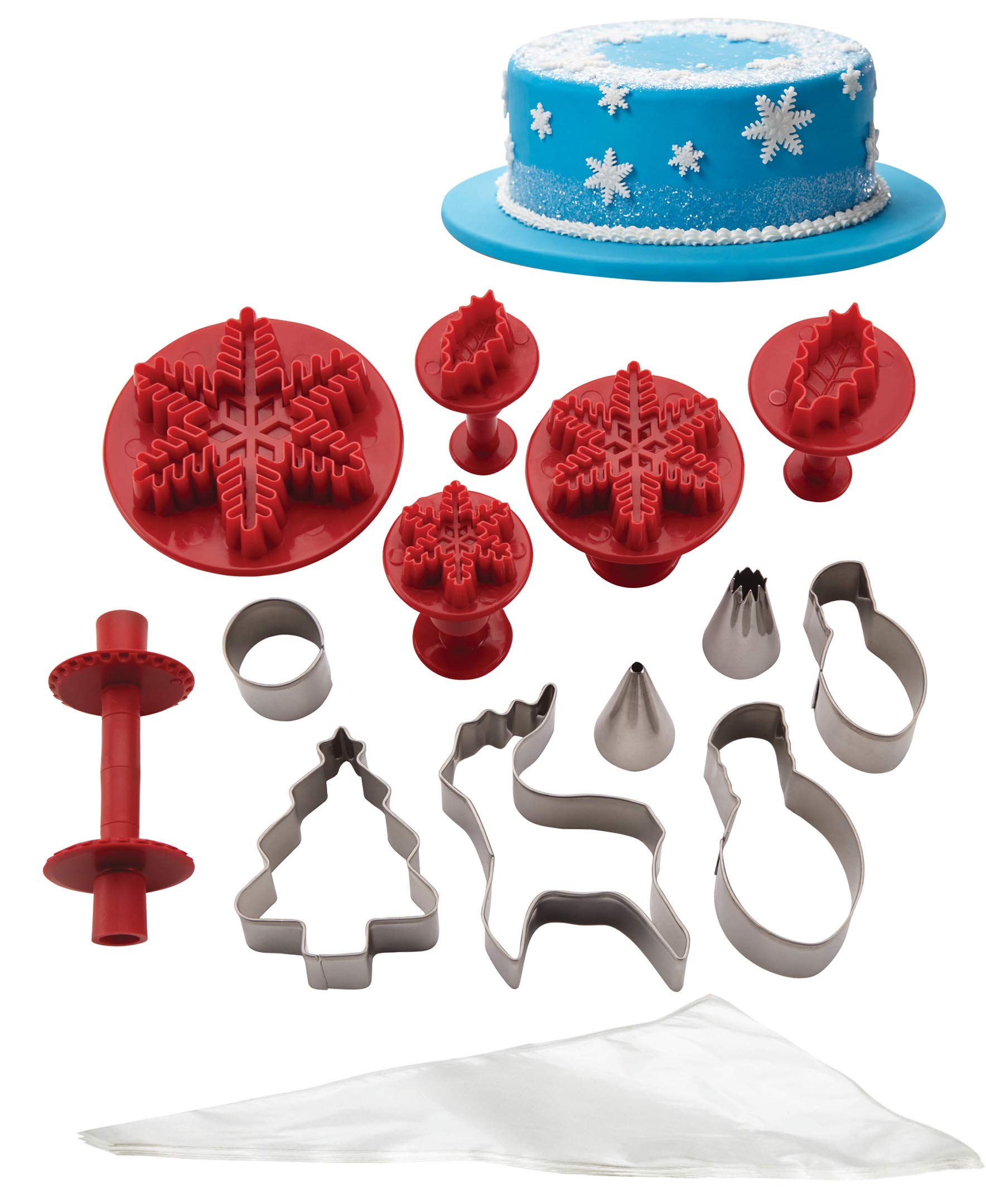 Cake Boss Winter Cake Kit - DIY Baking Kit for Homemade Cakes, Perfect for Holiday Parties & Winter Celebrations