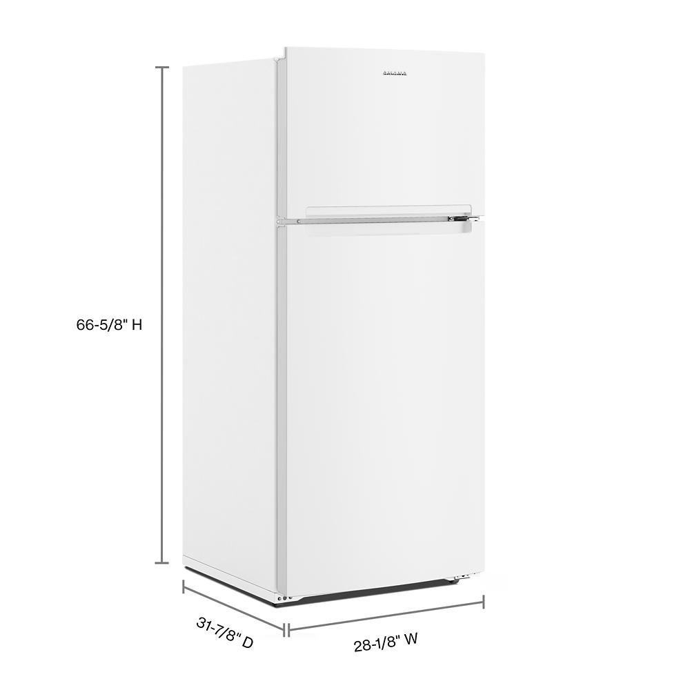 Amana ARTX3028PW 16.4 Cu. Ft. Top Freezer Refrigerator - Energy Efficient, Spacious Design for Home, Apartment & Kitchen Storage
